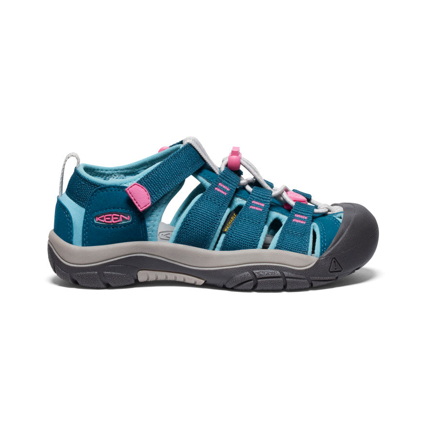 Newport H2 Big Kids' Sneakers - Legion Blue & Hot Pink | Comfortable & Durable for School, Play & Outdoor Activities