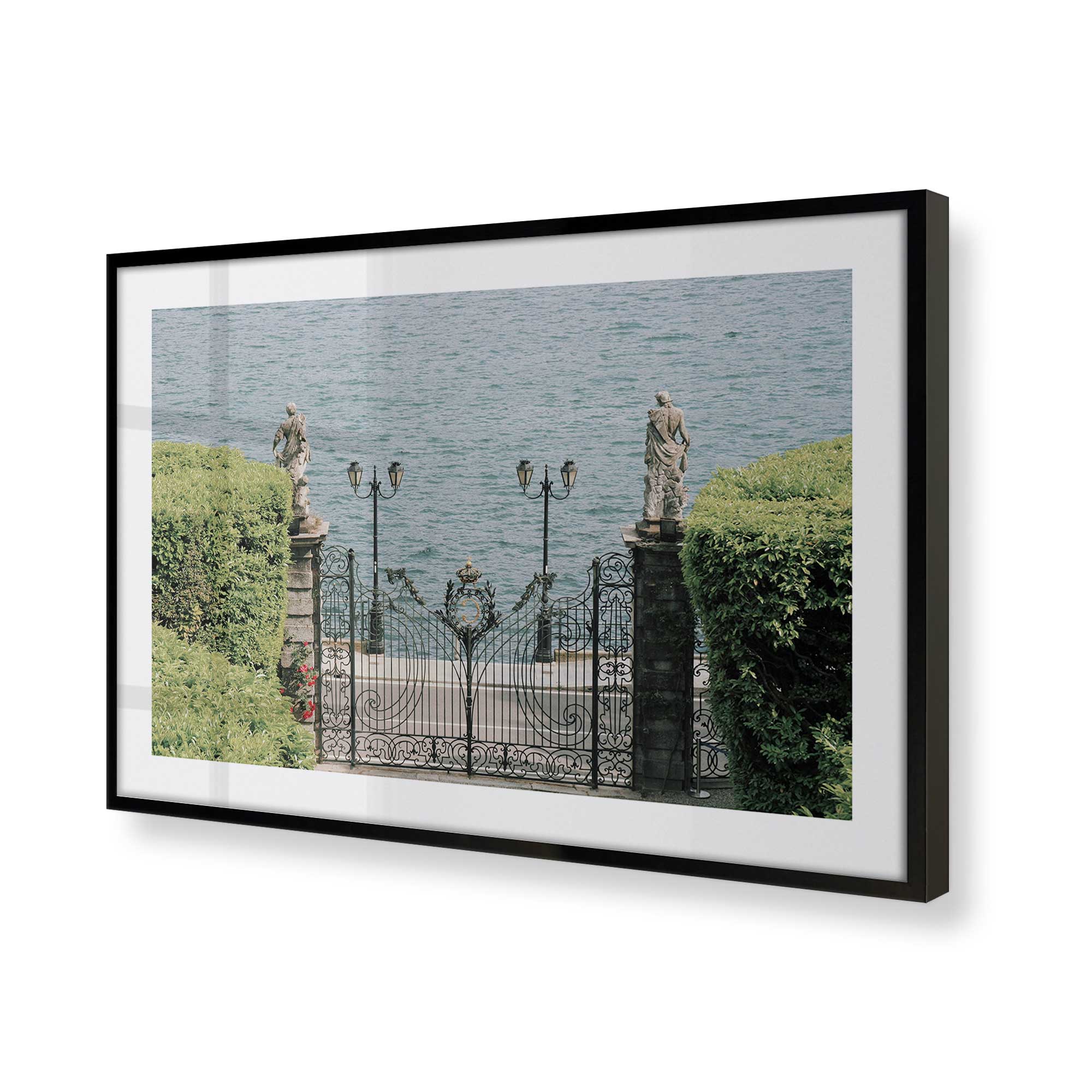 Gates of Tranquility Wall Art Print - Serene Landscape Painting for Home & Office Decor | Perfect for Living Room, Bedroom, Meditation Space