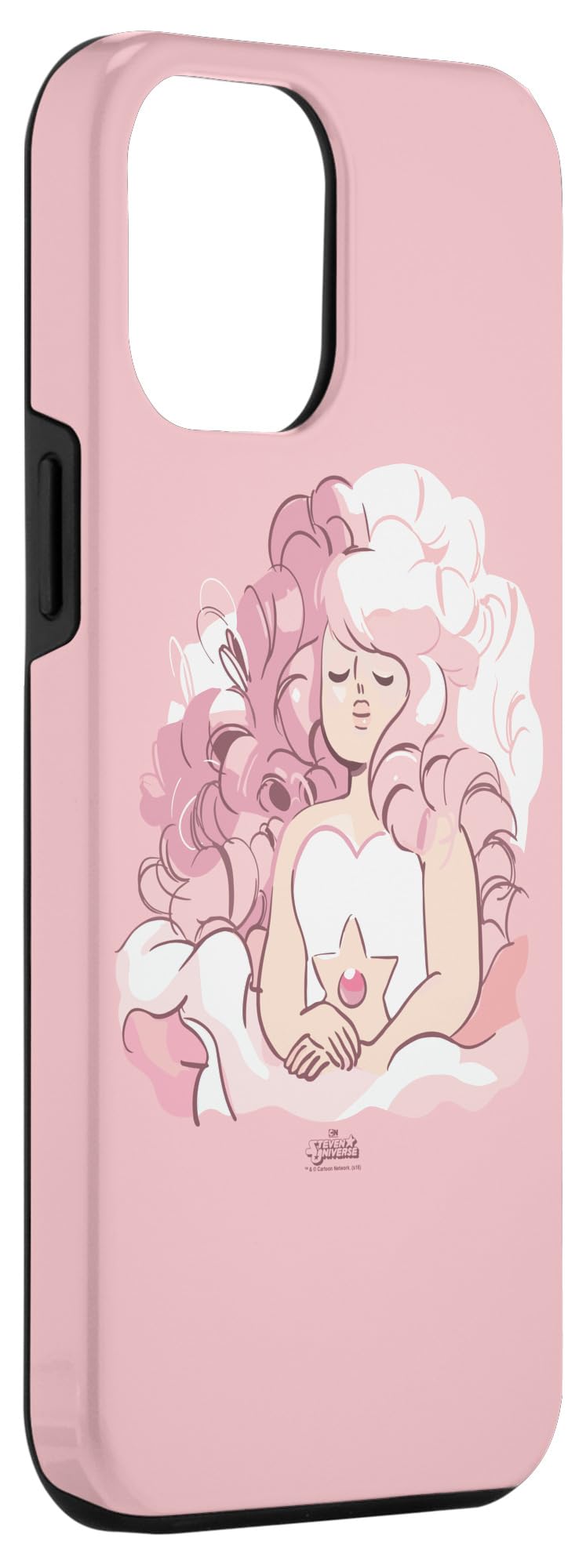 iPhone 12 Pro Max Steven Universe Rose Quartz Phone Case - Durable Protective Cover for iPhone 12 Pro Max with Crystal Design, Perfect for Fans, Daily Use & Gift Giving