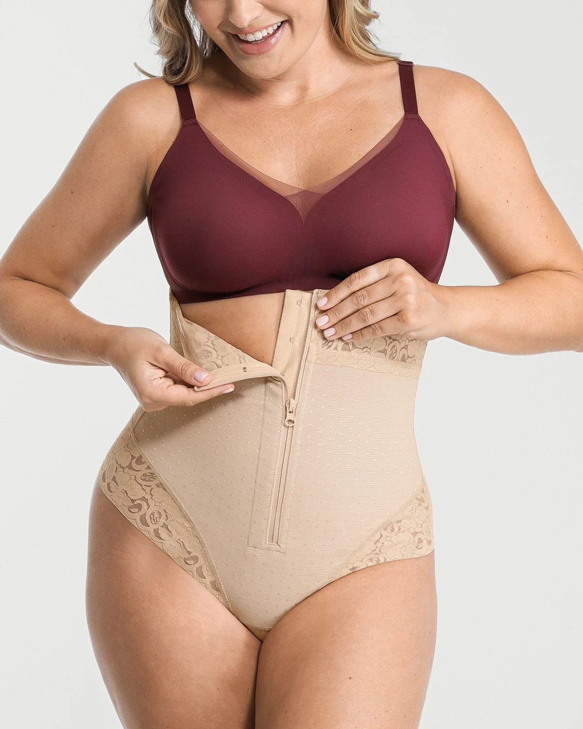 AirSlim® Mid Rise Polka Dot Shaping Panty - High Waist Tummy Control Underwear for Women | Perfect for Everyday Wear, Workouts & Special Occasions