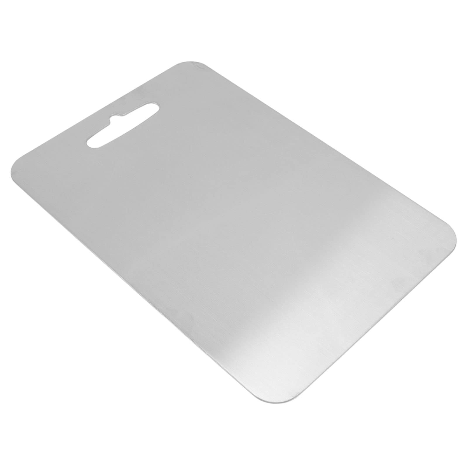 Premium Double-Sided Cutting Board - Large 12x18 Inch Durable Chopping Board with 304 Stainless Steel Surface - Perfect Gift for Home Chefs & Cooking Enthusiasts - Ideal for Meat Prep, Vegetable Chopping & Kitchen Decor