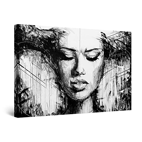 Abstract Woman Drawing