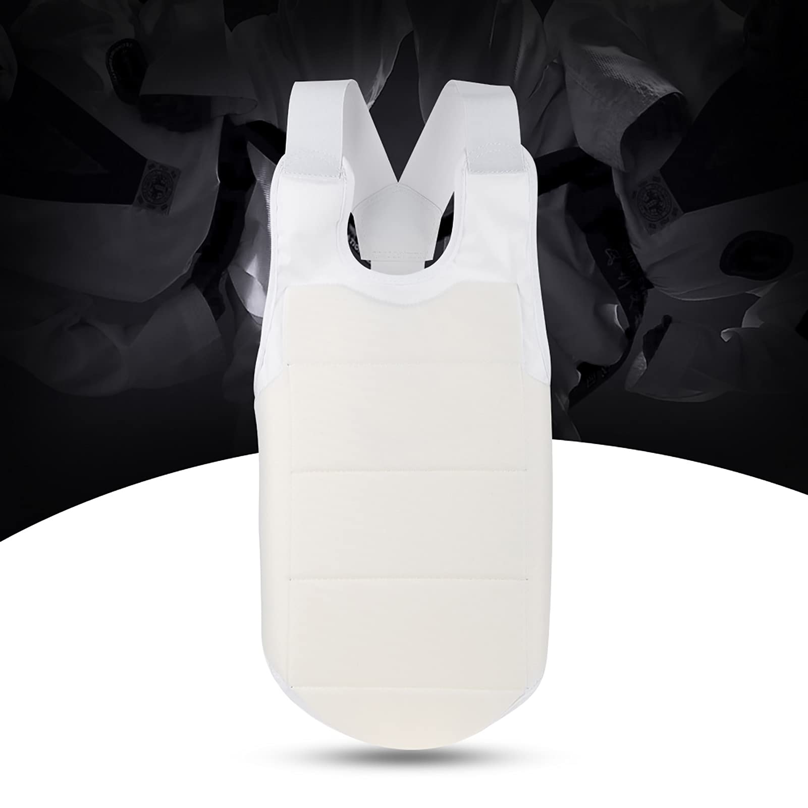 Kids & Adults Unisex Karate Chest Protector - Martial Arts Taekwondo Training Vest for Boxing, Sparring & MMA - Breathable Chest Guard for Safety Practice (Size S) - Perfect for Dojo Training, Competition & Self-Defense Classes