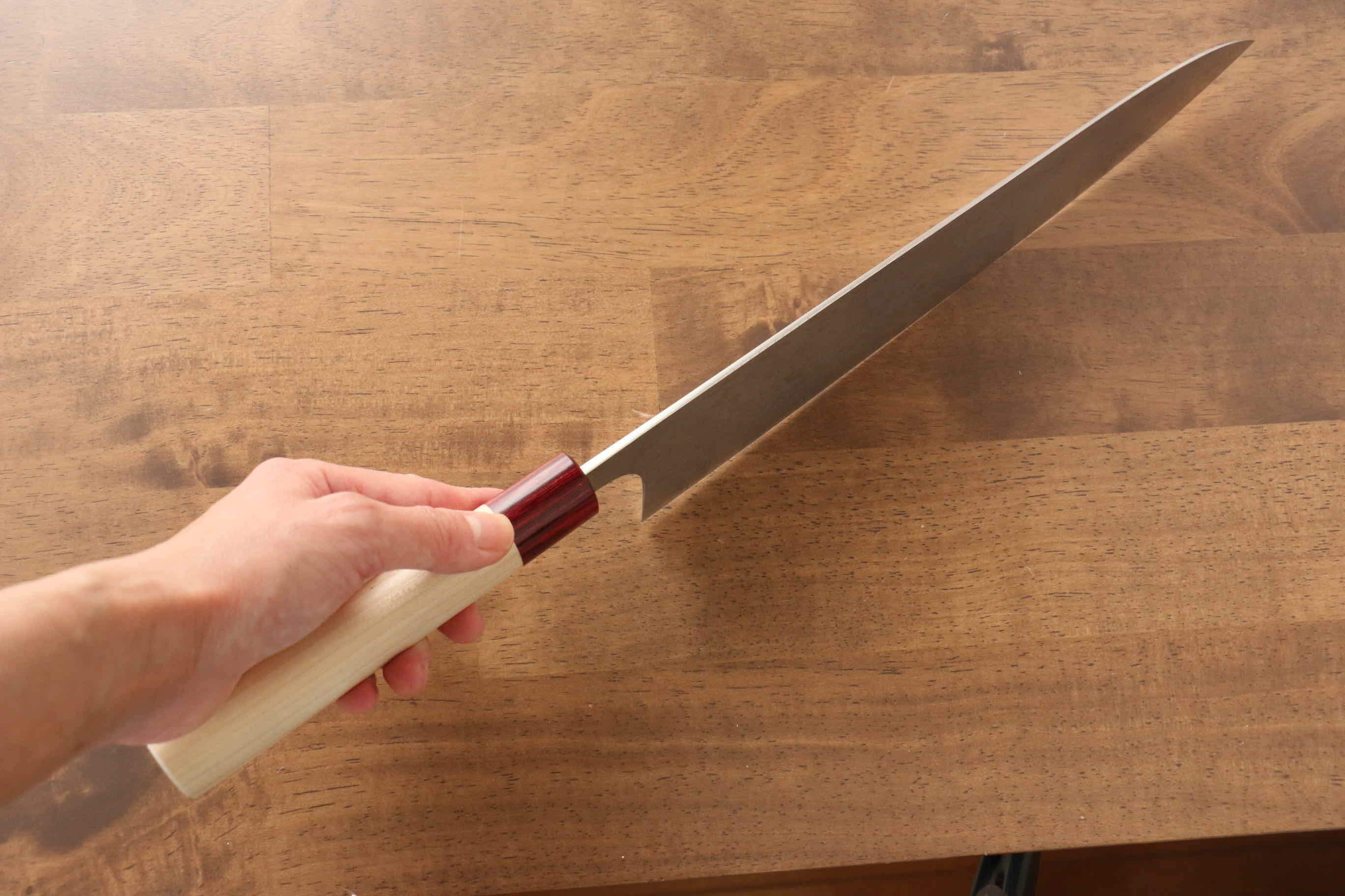 Premium Masakage Kiri VG10 Damascus Gyuto Chef Knife 270mm - Japanese Magnolia Wood Handle - Professional Kitchen Knife for Slicing, Dicing & Meat Cutting