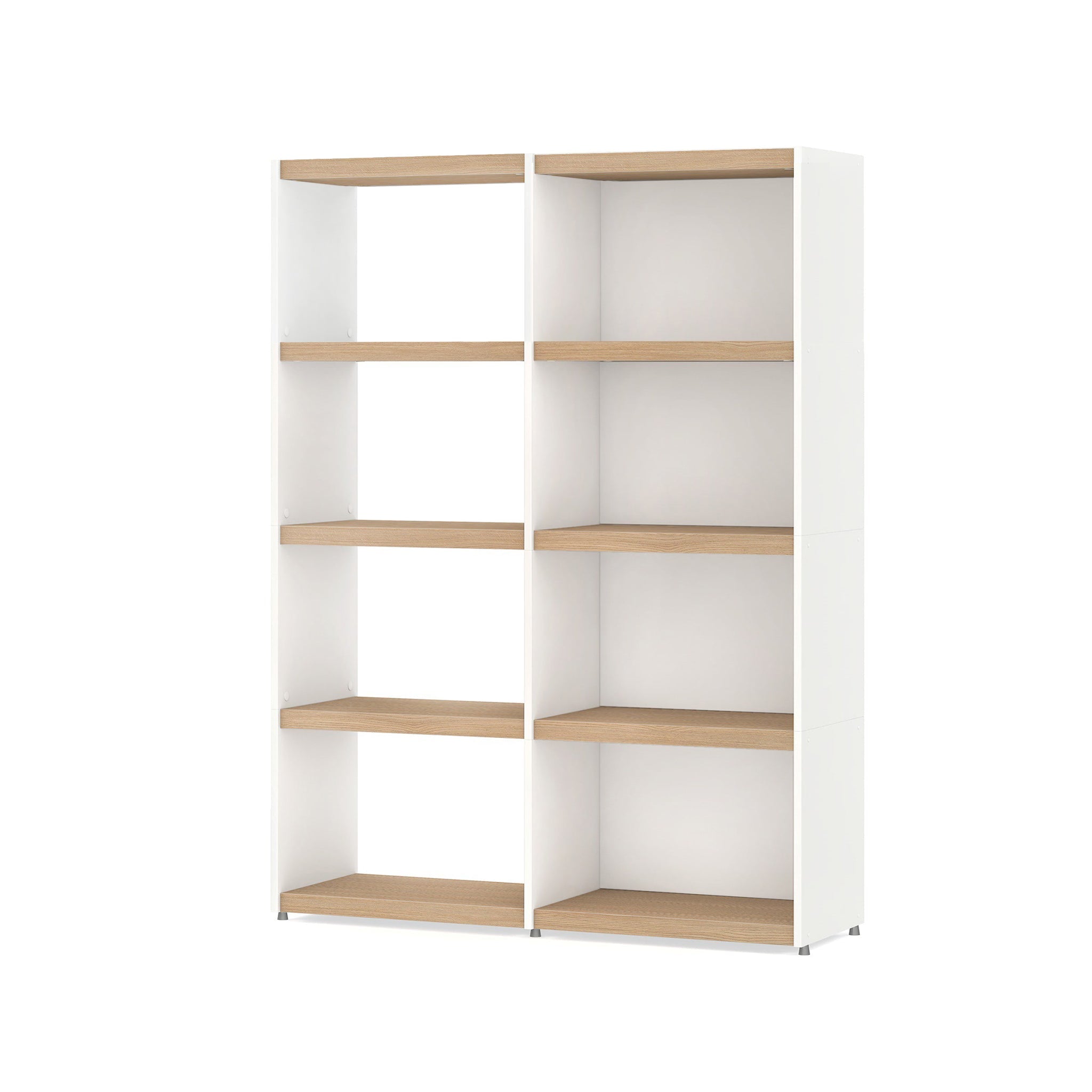 YOMO Modular Bookshelf 2x4 - Customizable Storage Shelf for Home & Office - Perfect for Living Room, Bedroom, and Study Organization