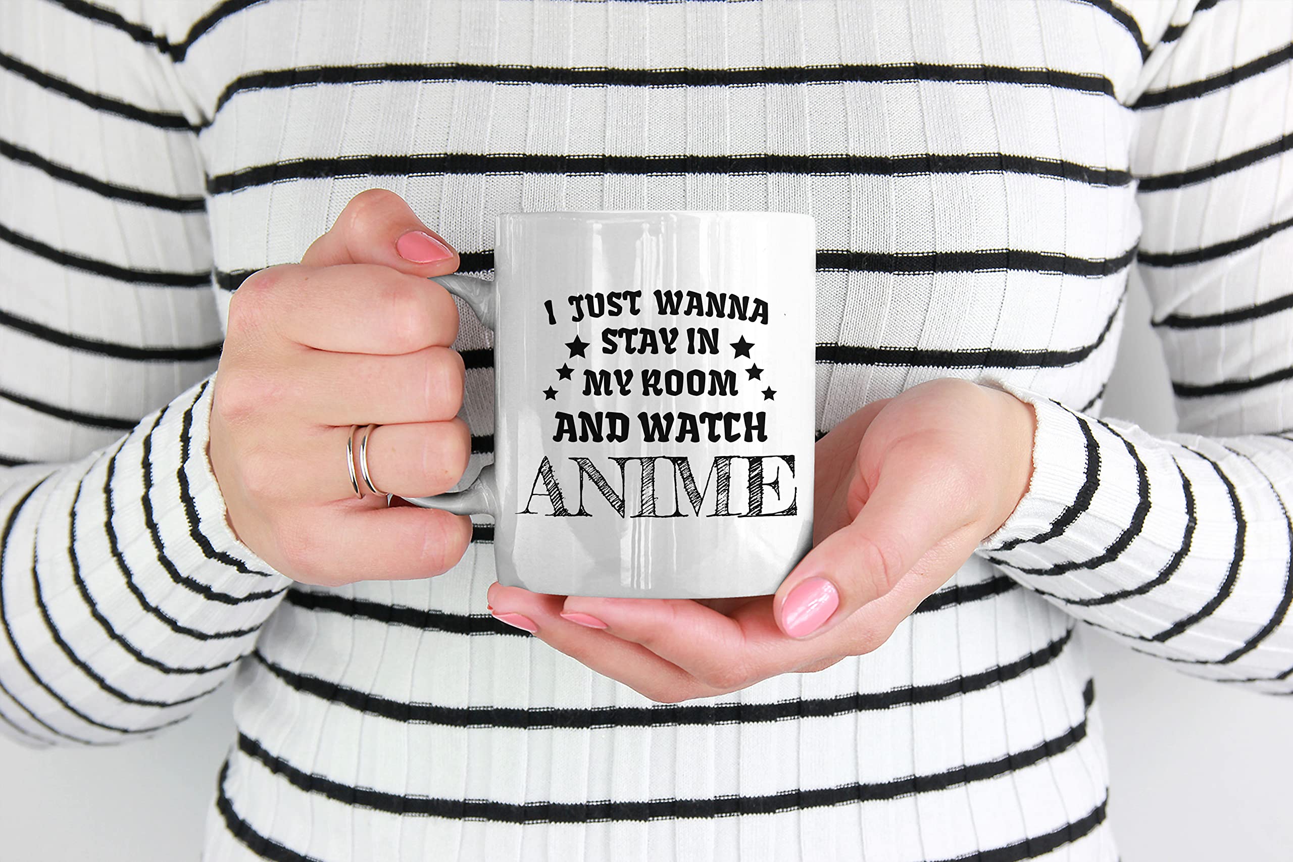 Anime Addiction Themed Coffee & Tea Mug - Perfect Gift for Anime Lovers, Manga Fans, Cosplayers & Artists (15oz Ceramic Cup) | Great for Home, Office Use & Anime Watching Sessions