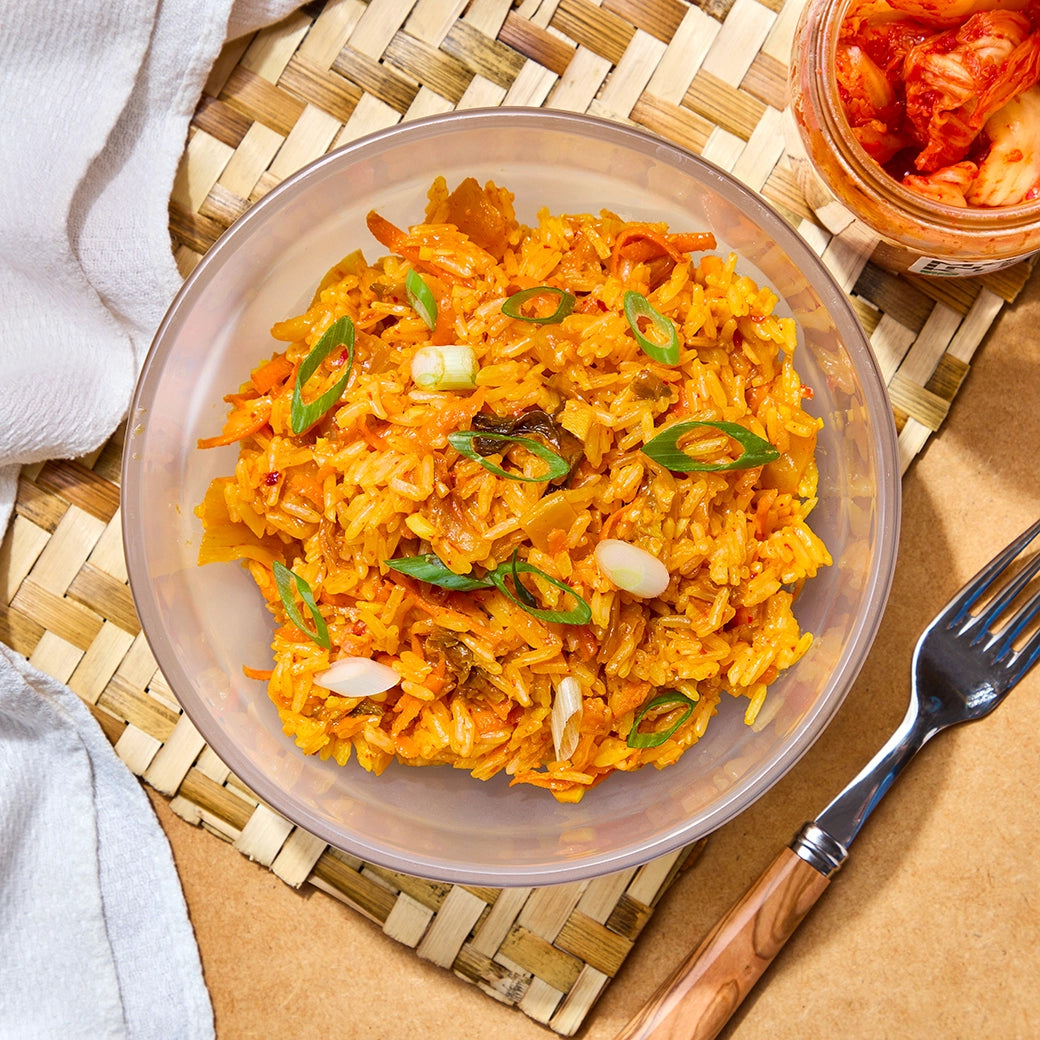 Authentic Kimchi Fried Rice - Korean Spicy Fermented Cabbage Rice Dish | Perfect for Quick Meals, Meal Prep & Asian Cuisine Lovers