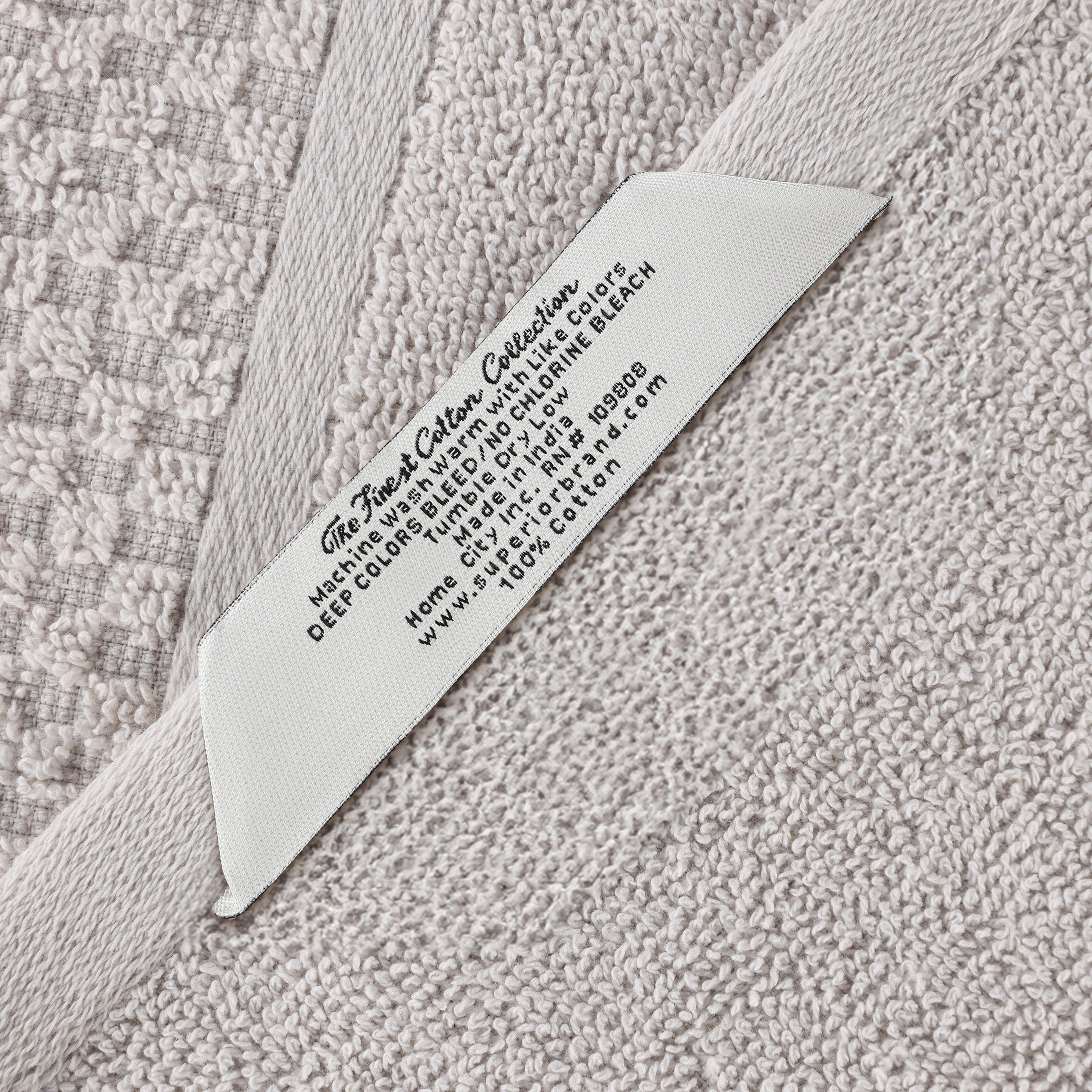 Premium Cotton Jacquard Bath Sheet Set of 2 - Ultra Soft & Absorbent Luxury Towels for Spa, Bathroom & Beach | Solid & Two-Toned Designs
