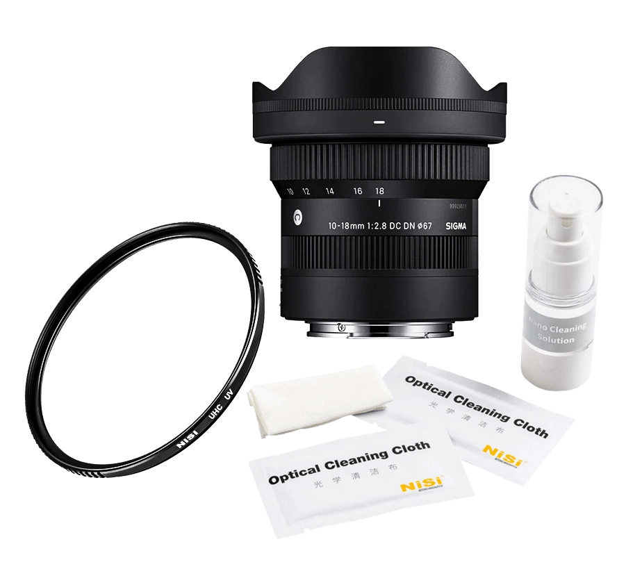 SIGMA 10-18mm F2.8 DC DN Contemporary Lens for Sony E-Mount | Ultra Wide Angle APS-C Mirrorless Camera Lens | Perfect for Landscape, Architecture & Vlogging Photography