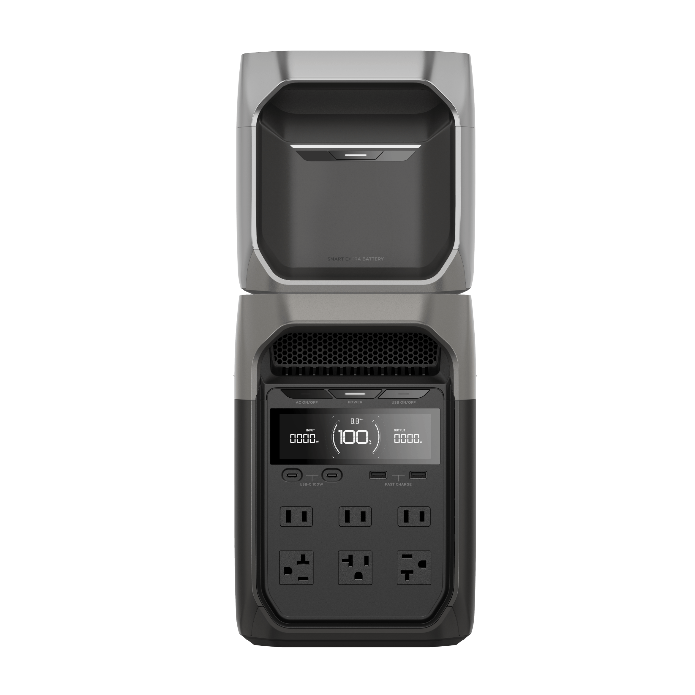 EcoFlow DELTA 3 Portable Power Station 3000W | Solar Generator for Camping, RV, Emergencies | Fast Charging & Quiet Operation | Home Backup & Outdoor Power Supply