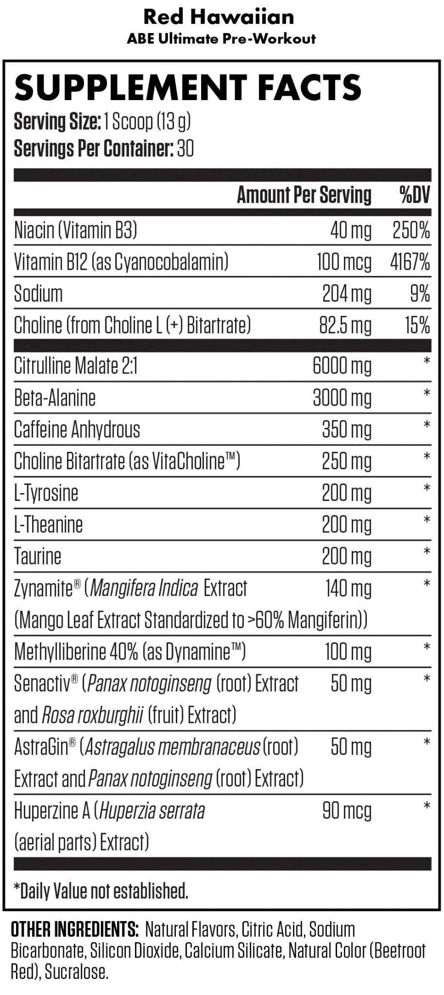 ABE Ultimate Pre-Workout Supplement - Best Energy & Performance Booster for Gym, Fitness & Bodybuilding | Pre-Workout Powder for Men & Women | Ideal for Weight Training, HIIT & Endurance Workouts
