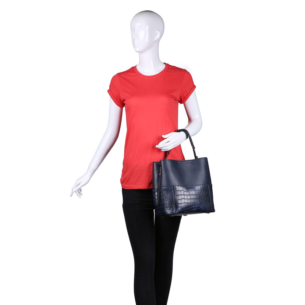 Miranda Croc Embossed Leather Tote Bag for Women - Stylish & Spacious Handbag for Work, Travel & Everyday Use