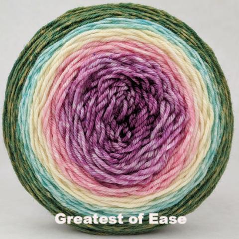 Knitcircus Yarns Pocket Full Of Posies Gradient Yarn - Hand Dyed Ready to Ship for Knitting & Crocheting Projects | Perfect for Scarves, Shawls & Baby Blankets