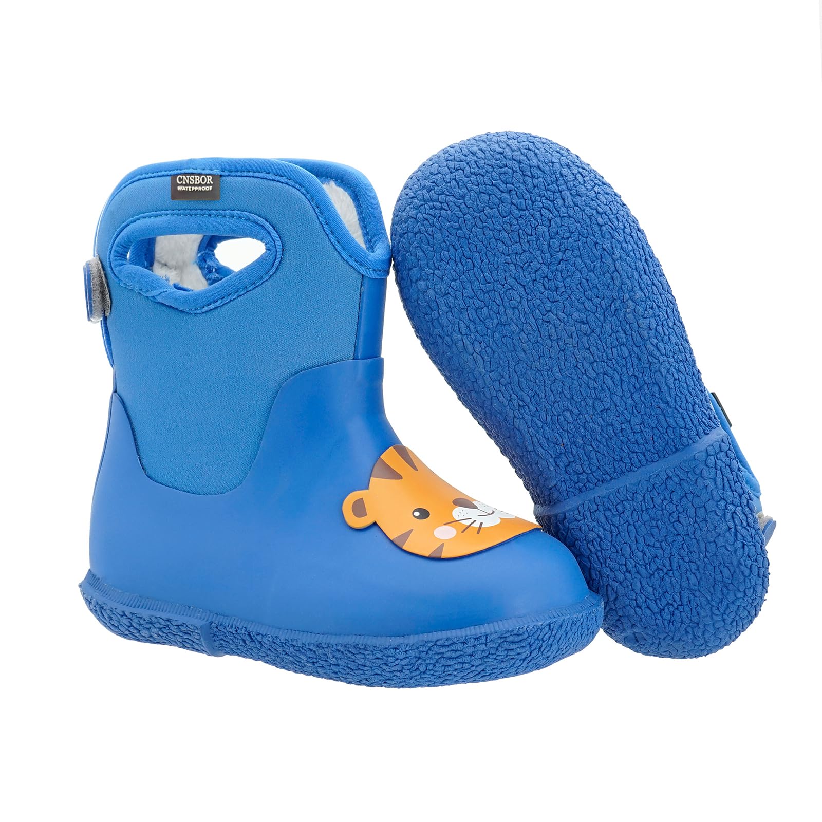 Kids Rain Boots for Toddlers - Waterproof Seamless Rubber Boots for Girls & Boys | Lightweight Unisex Children's Rain Boots for Outdoor Play, Puddle Jumping & Wet Weather