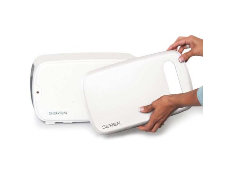 BergHOFF Seren 2-Piece Side Loading Toaster with White/Cream Panel - Perfect for Breakfast, Brunch & Small Kitchen Spaces