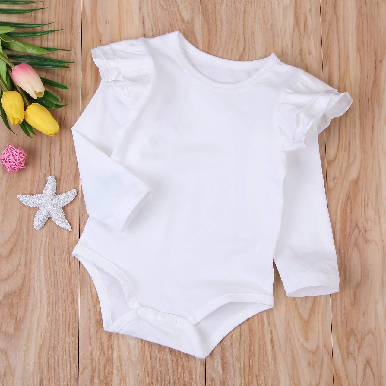 **Douhoow Newborn Baby Clothes - Soft Cotton Romper Jumpsuit with Long Sleeves for Boys & Girls | Perfect for Casual Wear, Family Outings & Photo Shoots**