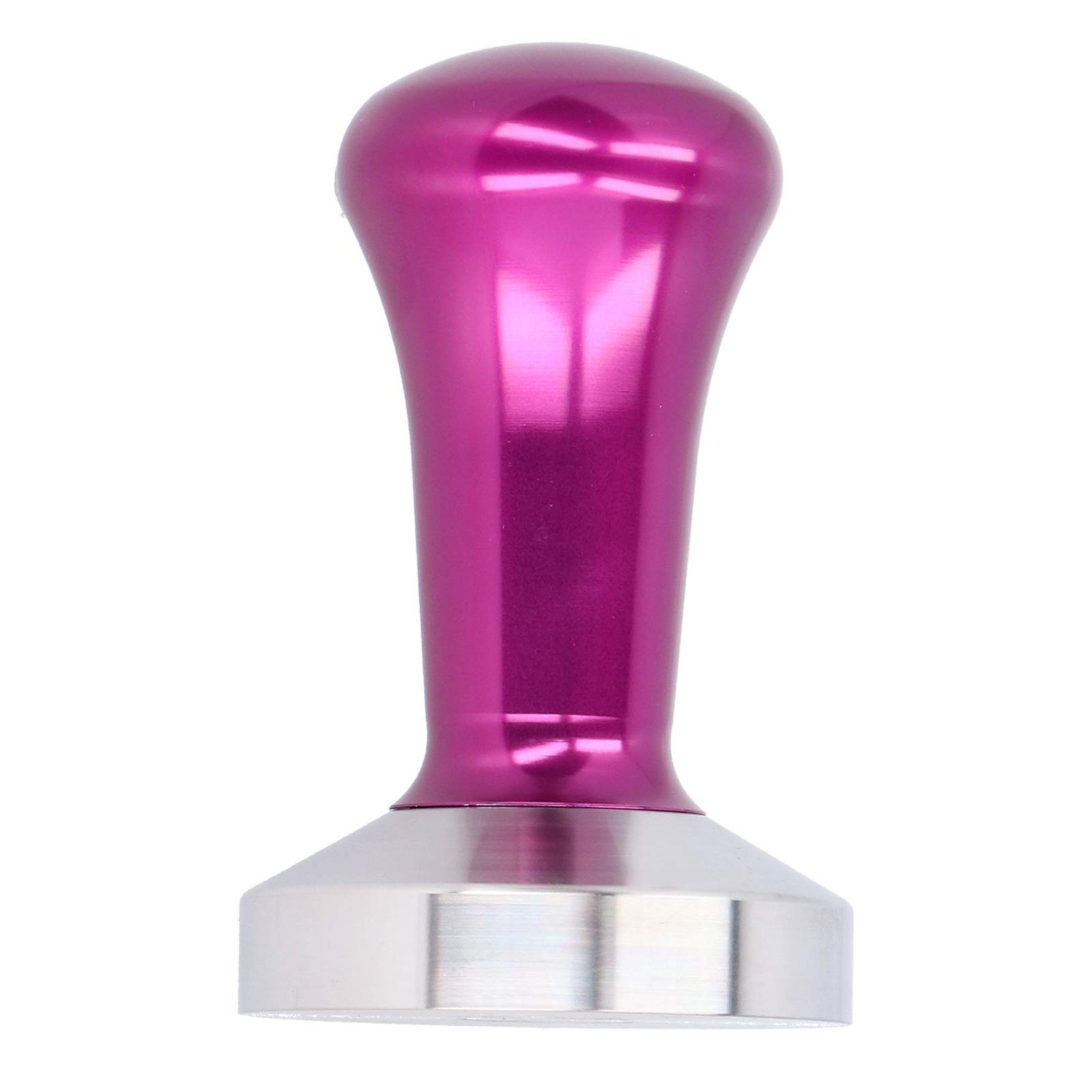 58mm Stainless Steel Coffee Tamper - Professional Espresso Powder Press Tool for Home Baristas (Red) | Perfect for Espresso Machines, French Press & Coffee Brewing Accessories