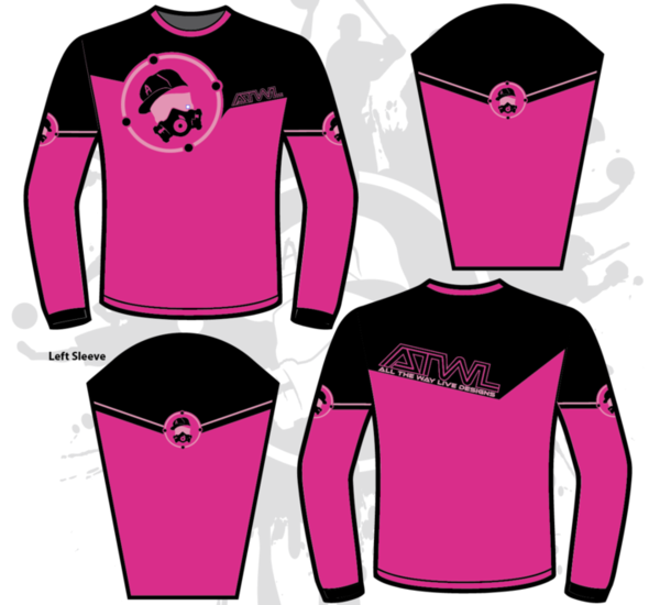 Precision Men's Full Dye Long Sleeve Performance Jersey - Breathable Moisture-Wicking Cycling & Running Shirt for Active Sports & Outdoor Workouts