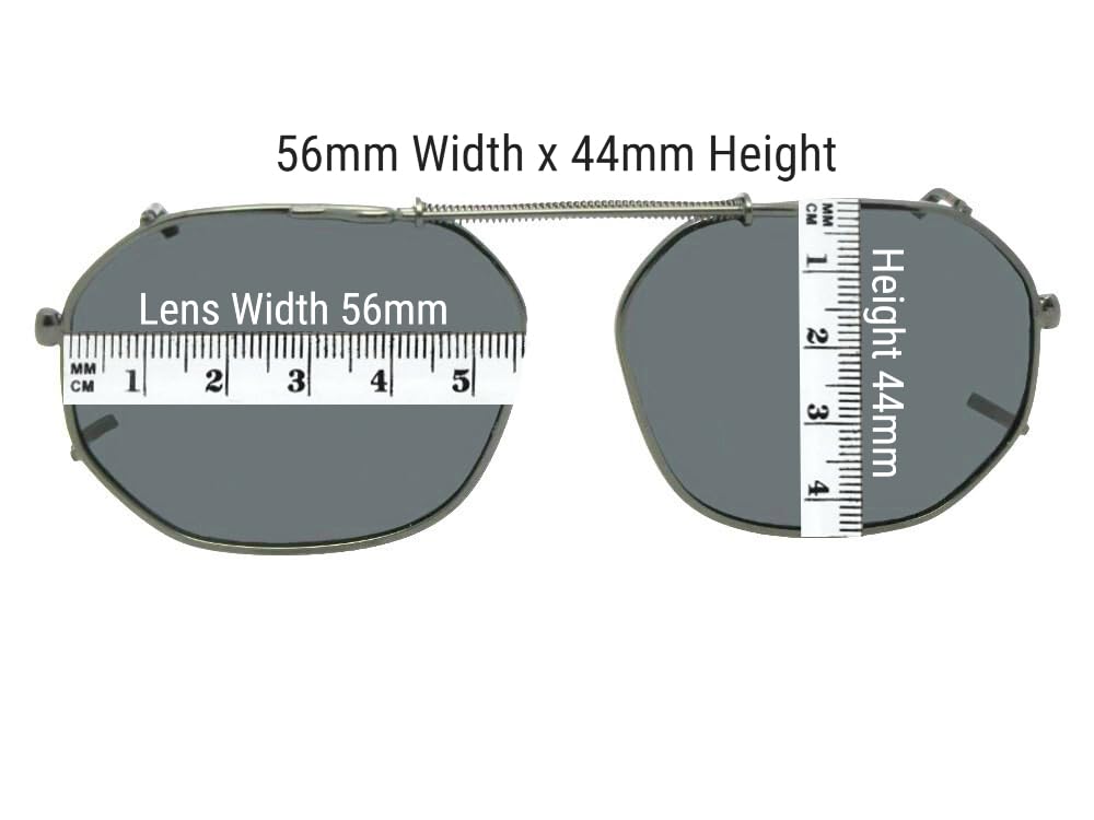Round & Square Clip-On Sunglasses for Men & Women - Lightweight Non-Polarized Sunglasses for Eyeglasses | Perfect for Driving, Outdoor Activities & Fashion Accessories