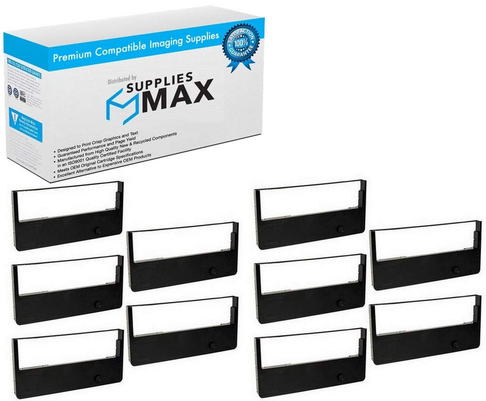 Compatible Replacement Ribbon Cartridge for TallyGenicom T6212 T6215 T6218 Printers - 10 Pack (MMT083683_10PK) - Ideal for Office, Warehouse & Retail Label Printing
