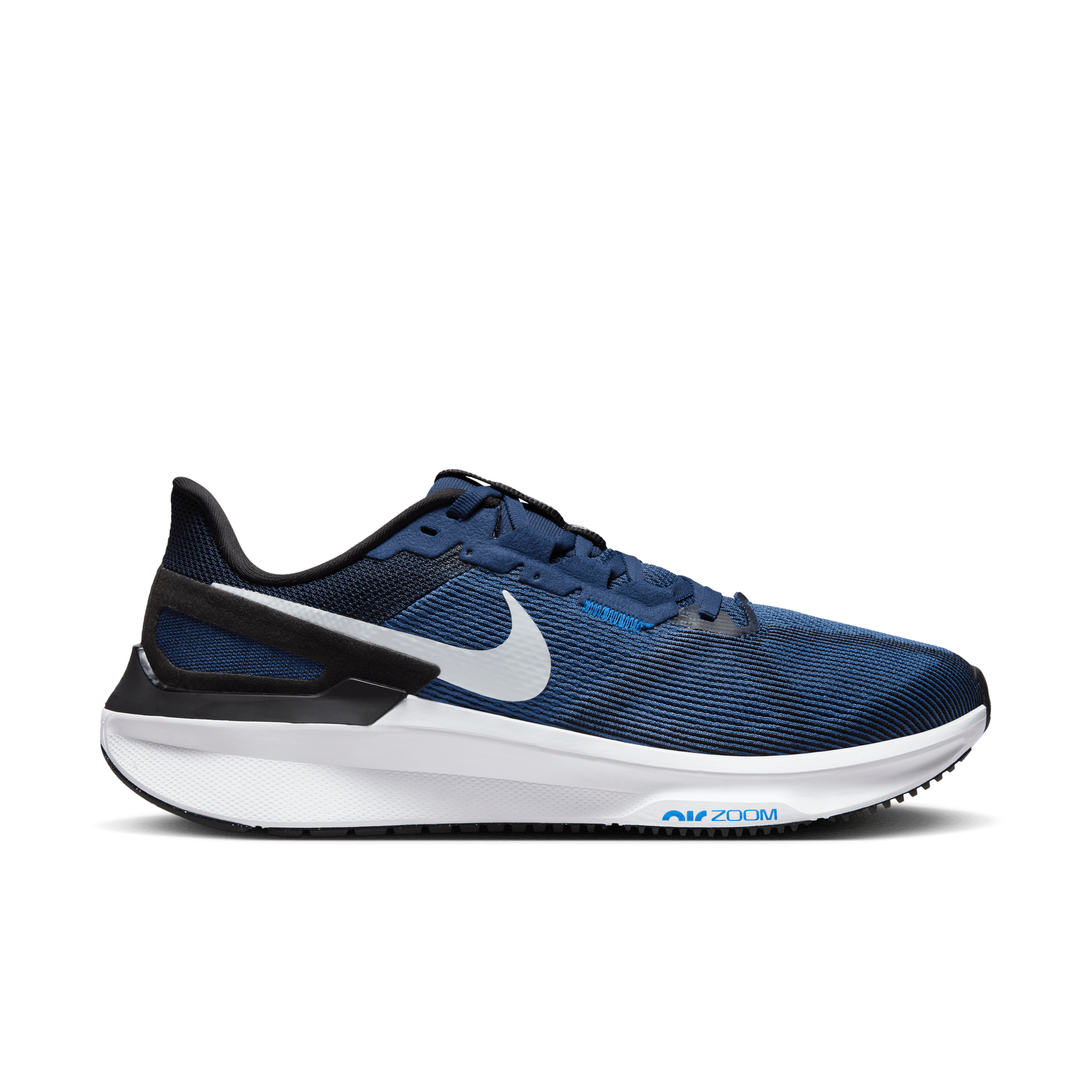 Men's Structure 25 Running Shoes (400 Midnight Navy/Pure Platinum/White/Black) - Lightweight Cushioned Sneakers for Jogging, Gym Workouts & Everyday Wear