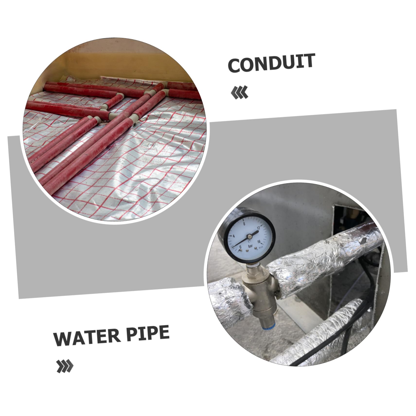 Mikikit 1 Roll Thermal Foil Barrier - Winter Window Insulation & Hot Water Heater Blanket for RV, Home, and Camping Use