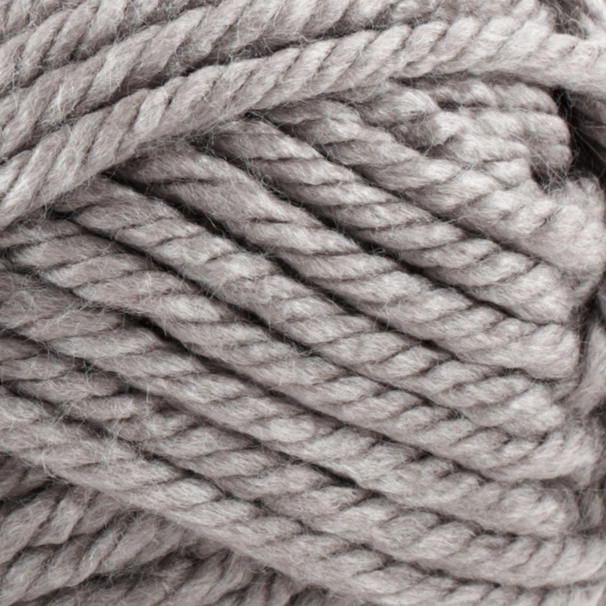 Lion Brand Yarn Hometown Super Bulky Yarn - 3 Pack Dallas Grey | Premium Knitting & Crochet Yarn for Blankets, Scarves & DIY Crafts | Soft & Chunky Yarn for Winter Projects & Home Decor
