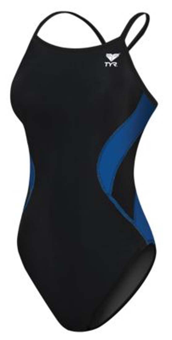 TYR Adult Alliance Diamond Back Splice Swimsuit - High Performance Competitive Swimwear for Women & Men - Perfect for Lap Swimming, Training & Water Sports
