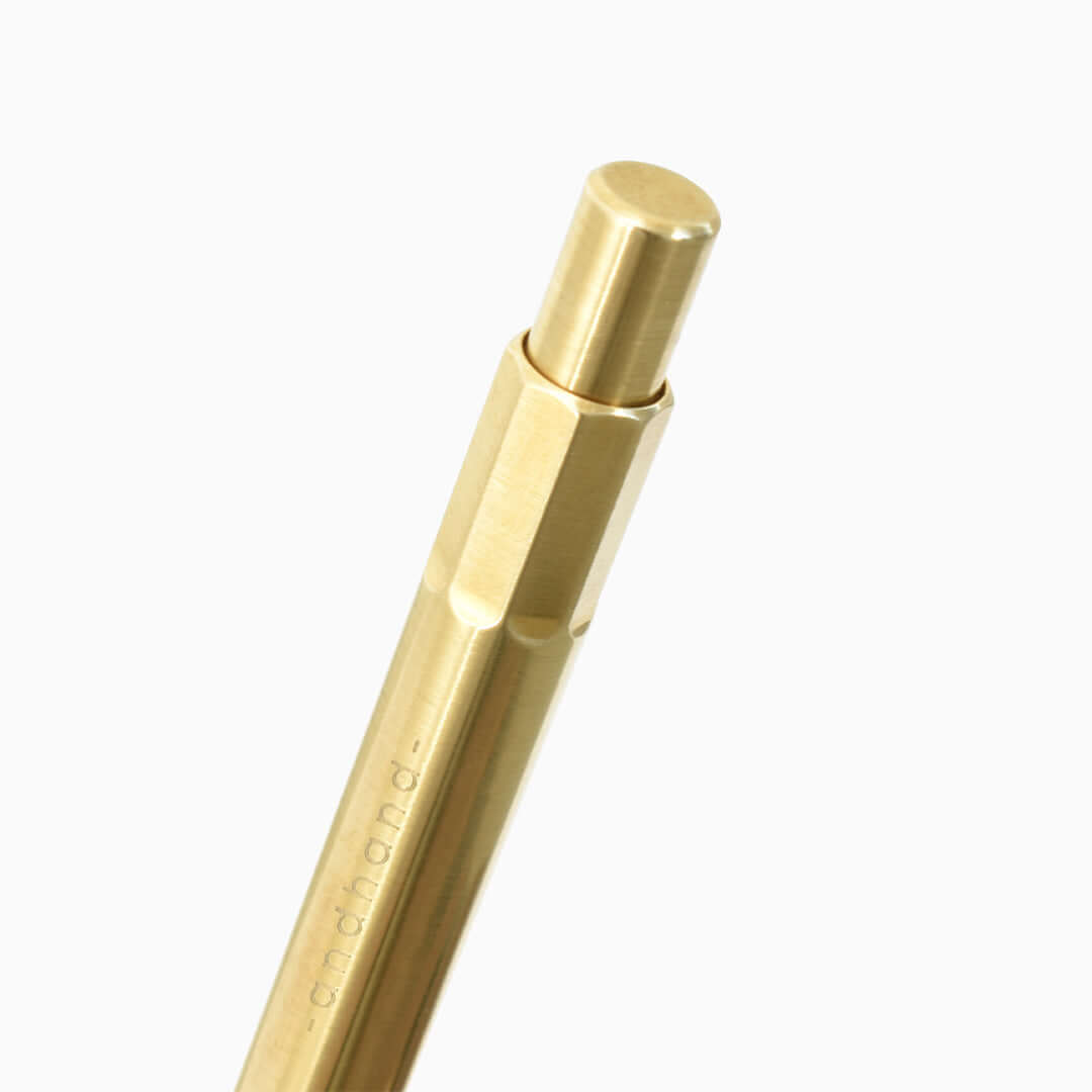 Premium Andhand Method Brass Mechanical Pencil - 0.5mm Drafting & Writing Tool for Artists, Engineers & Students - Perfect for Sketching, Note-Taking & Technical Drawing