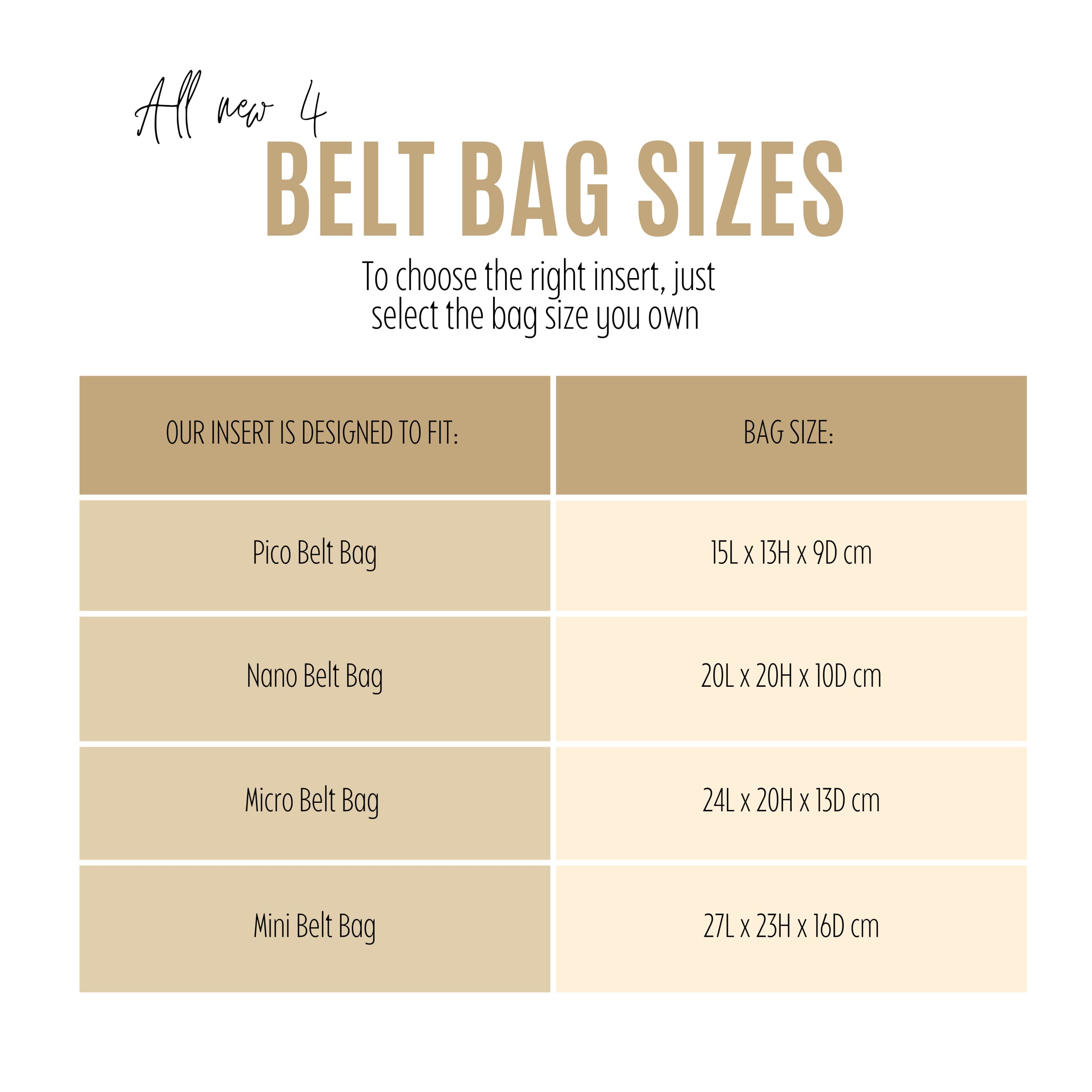 Premium Felt Bag Organizer for Celine Nano Belt Bag - Handmade Liner Protector with Gold Zipper | Perfect for Nano, Mini & Micro Belt Bags (Geyser Blue) | Keep Your Luxury Bag Neat & Protected Everyday