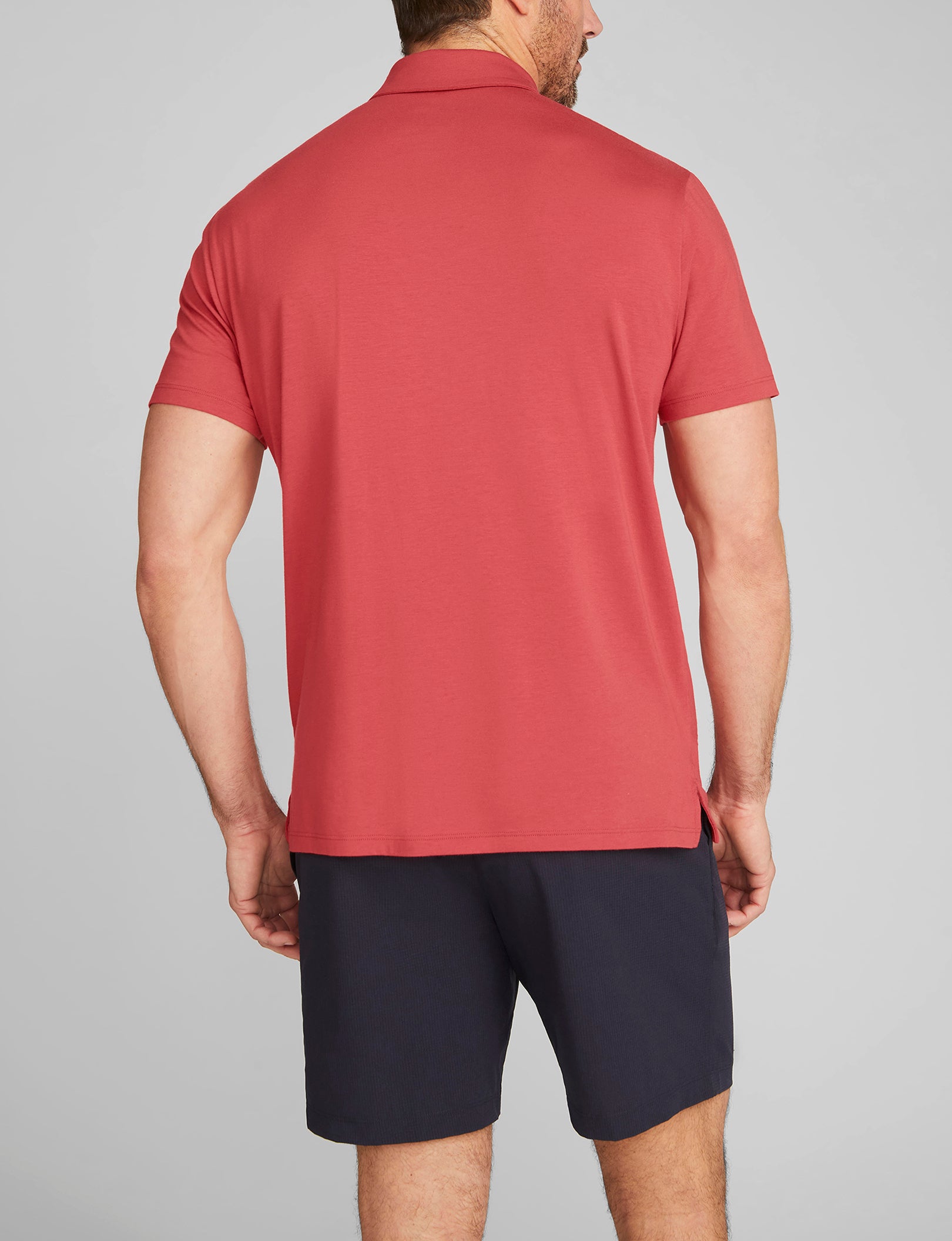 Second Skin Comfort Polo Shirt for Men - Ultra Soft Breathable Fabric for Work, Golf & Casual Wear