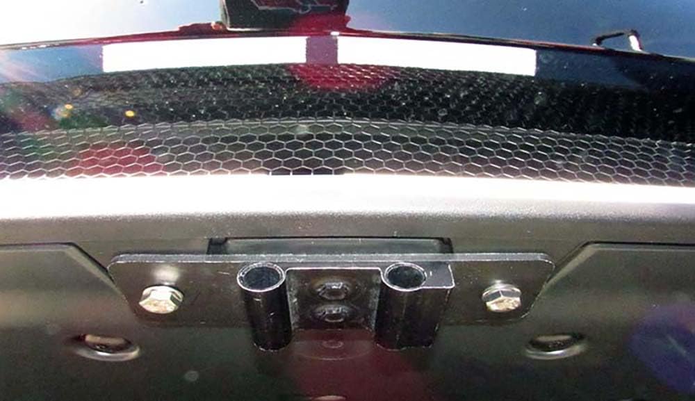 STO N SHO Front License Plate Bracket for 2020-2022 Ford Mustang Shelby GT500 - No Drill Installation, Durable ABS Plastic - Perfect for Car Shows & Street Legal Compliance