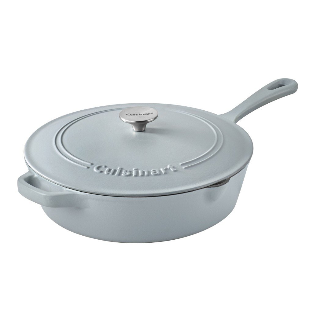 Cuisinart 12-Inch Matte Grey Chicken Fryer – Deep Fryer for Crispy Fried Chicken, French Fries & More – Perfect for Home Cooking & Entertaining