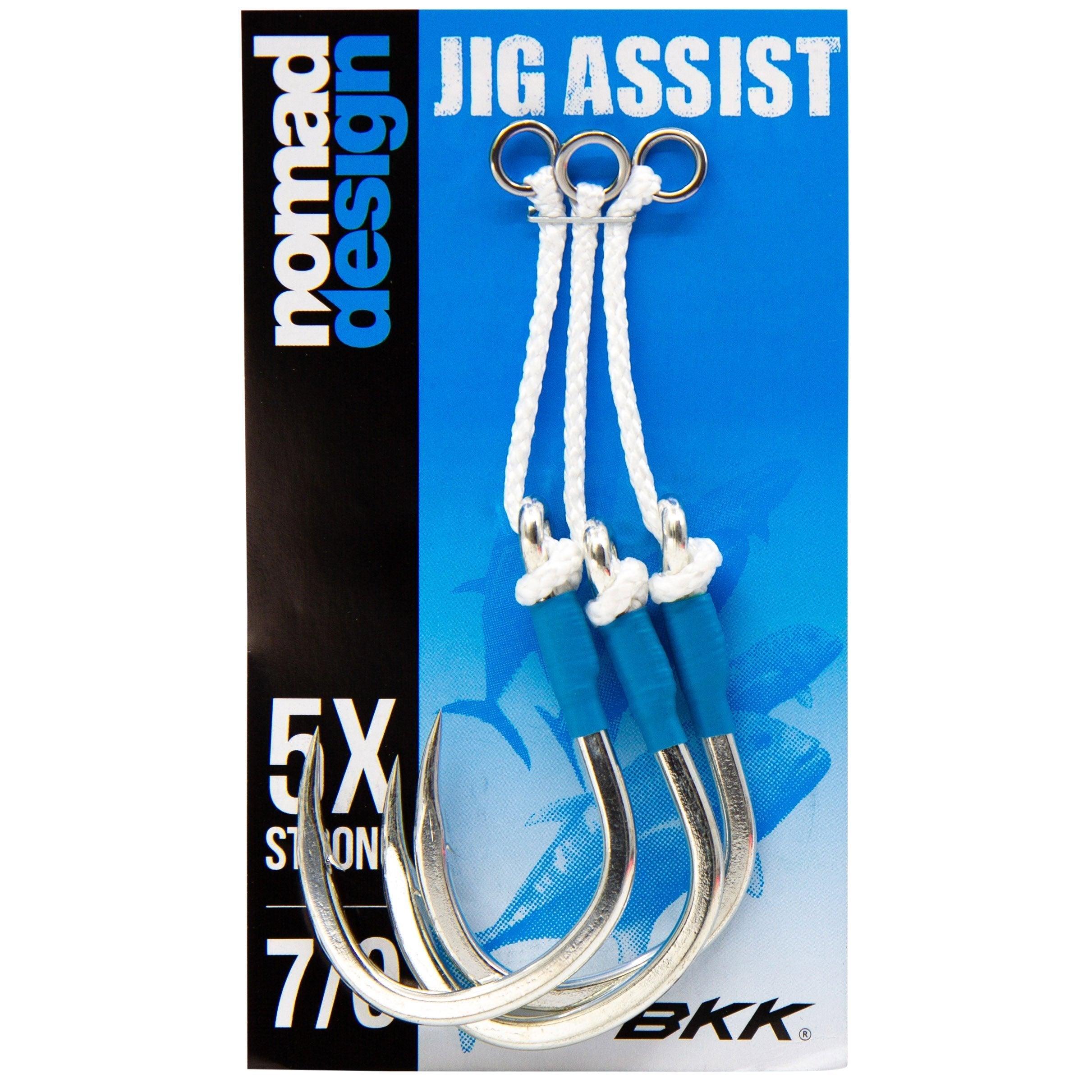 Premium Nomad Jigging Assist Hooks - Strong Saltwater Fishing Hooks for Tuna, Grouper & Amberjack - Perfect for Offshore Deep Sea Jigging & Bottom Fishing