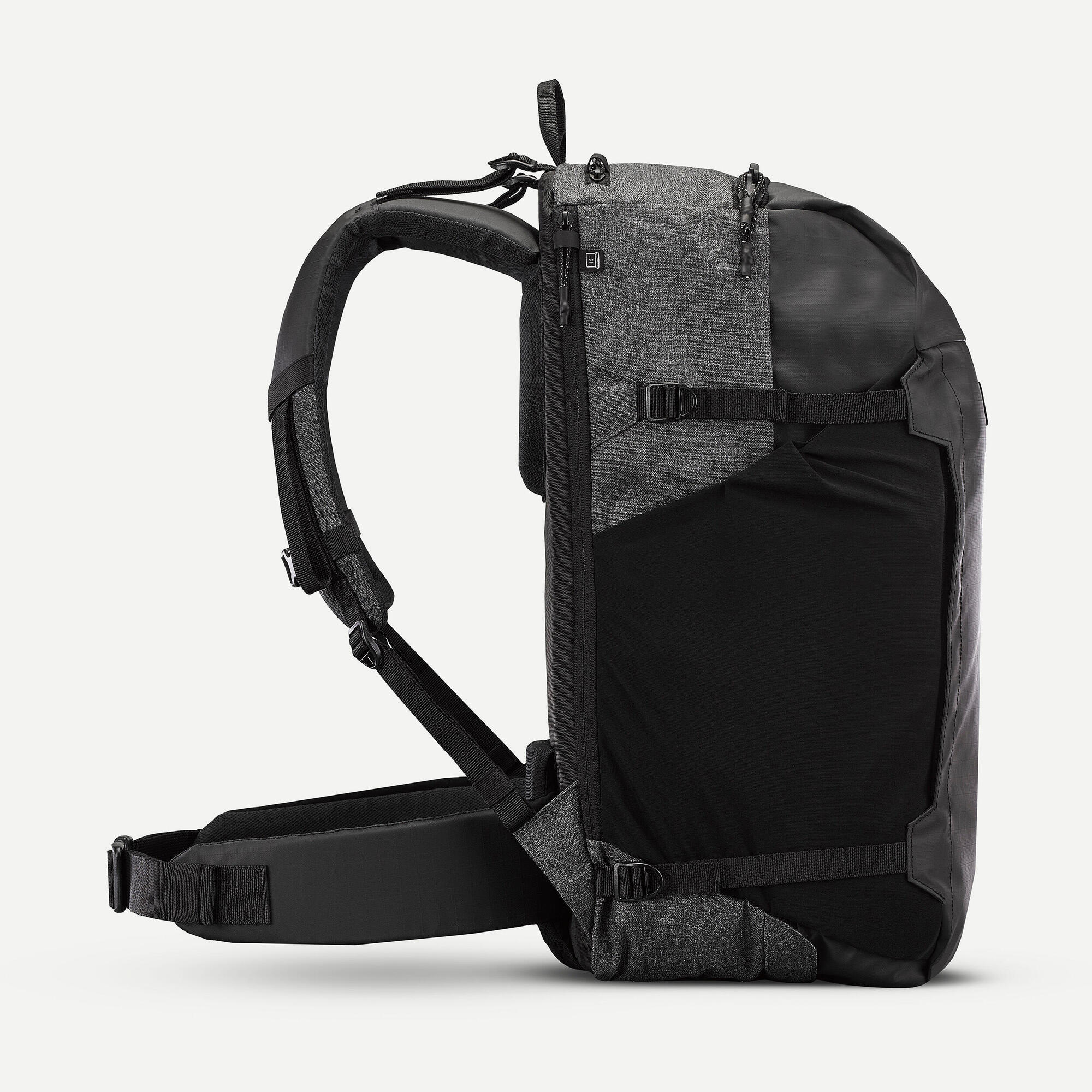 Forclaz Travel 500 40L Organizer Backpack for Hiking, Camping & Outdoor Adventures - Lightweight Water-Resistant Travel Pack
