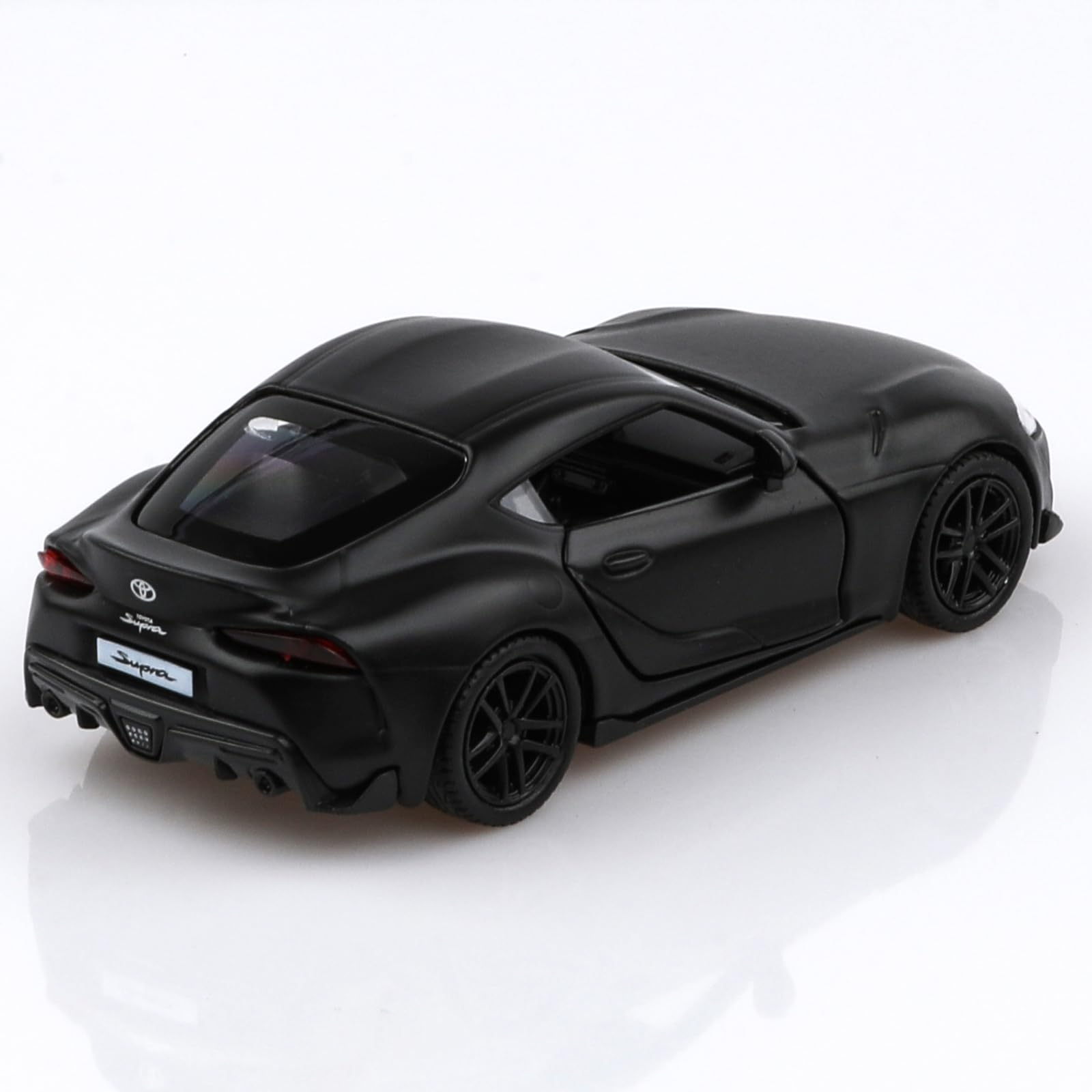 1/36 Scale 2020 Toyota Supra Diecast Model Car - Pull Back Toy Car for Kids, Collectible Miniature Vehicle - Perfect Gift for Boys & Girls (Black) - Birthday, Christmas & Playtime Fun