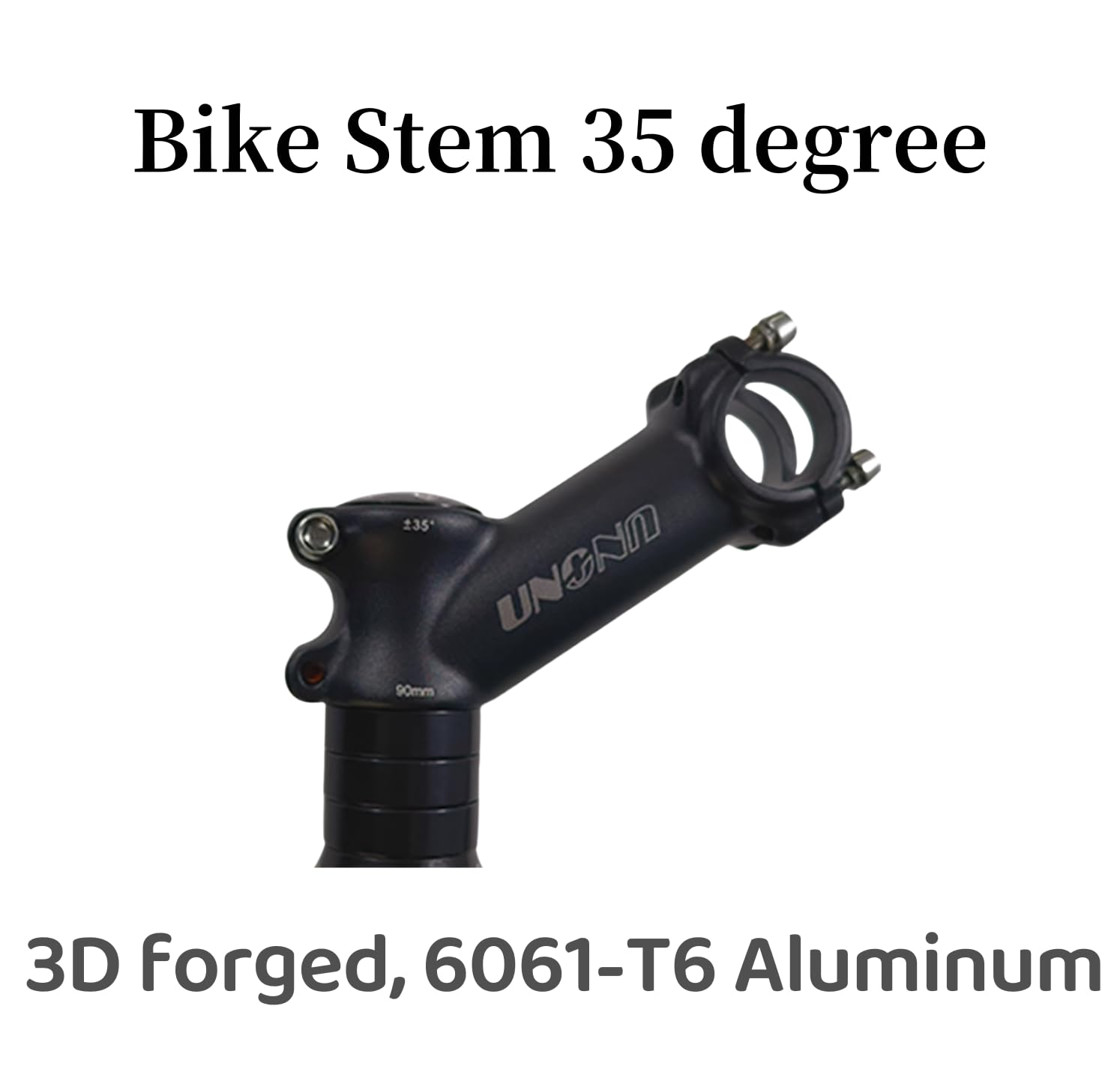 **31.8mm 110mm Bike Stem, ±35 Degree Adjustable Aluminum Alloy MTB Stem for Mountain, Road, BMX, Track Bikes - Lightweight & Durable for Commuting, Racing & Off-Road Adventures**