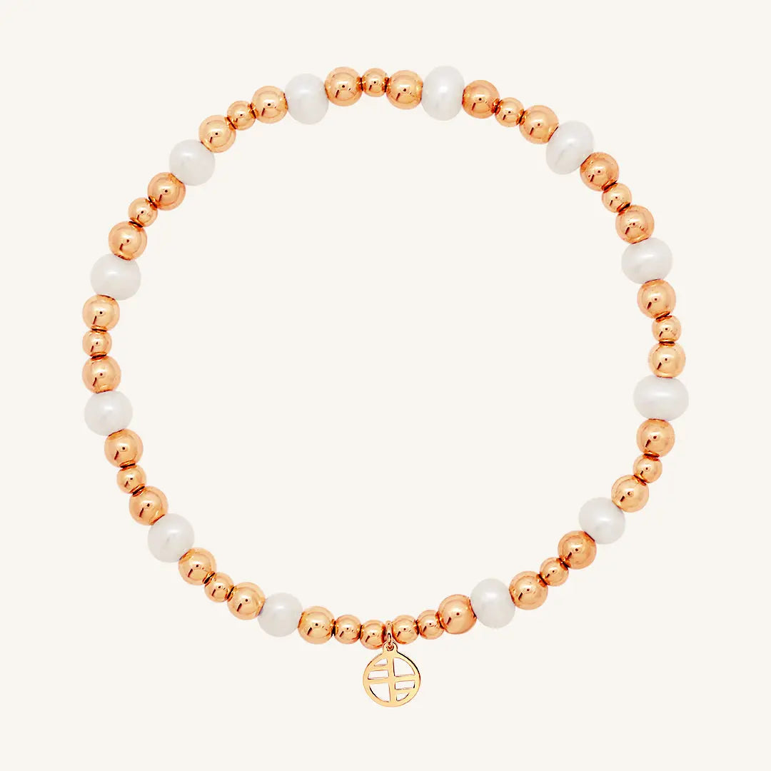 Sahara Pearl Bracelet - Natural Stone Jewelry for Women, Handmade Beaded Bracelet for Positive Energy & Potential - Perfect for Meditation, Yoga & Spiritual Healing
