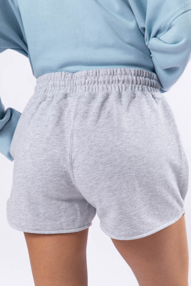 Play Maker Heather Grey Lounge Shorts for Women - Soft & Comfortable Sleepwear & Loungewear - Perfect for Relaxing at Home, Yoga, or Travel