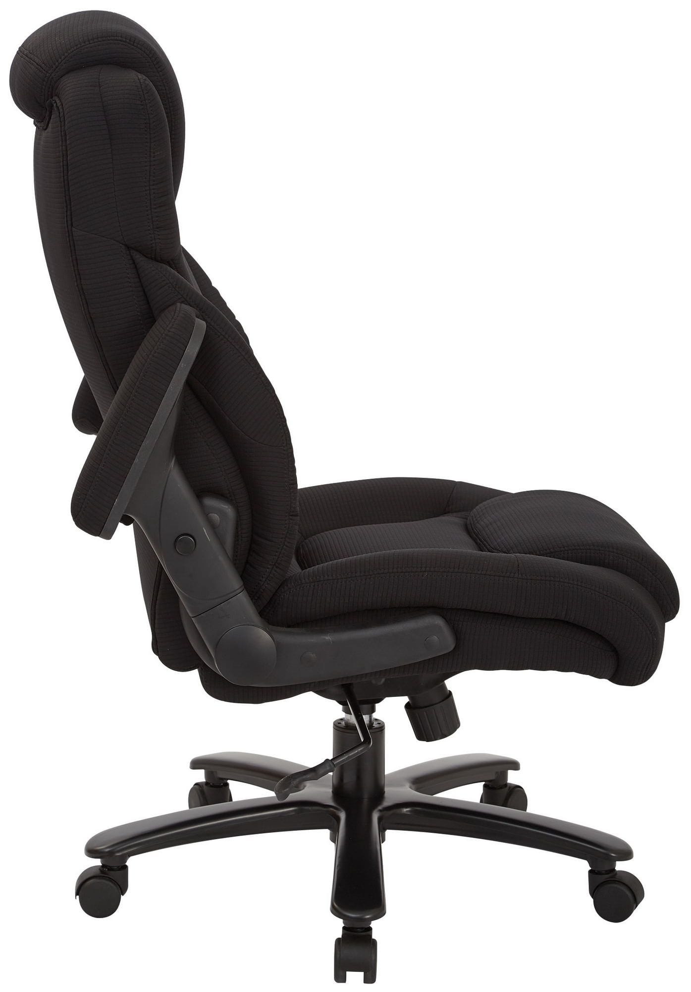Pro Line II High Back Big and Tall Office Chair - Ergonomic Executive Desk Chair with Black Fabric for Heavy Duty Use [39203] | Perfect for Home Office, Gaming & Workspaces