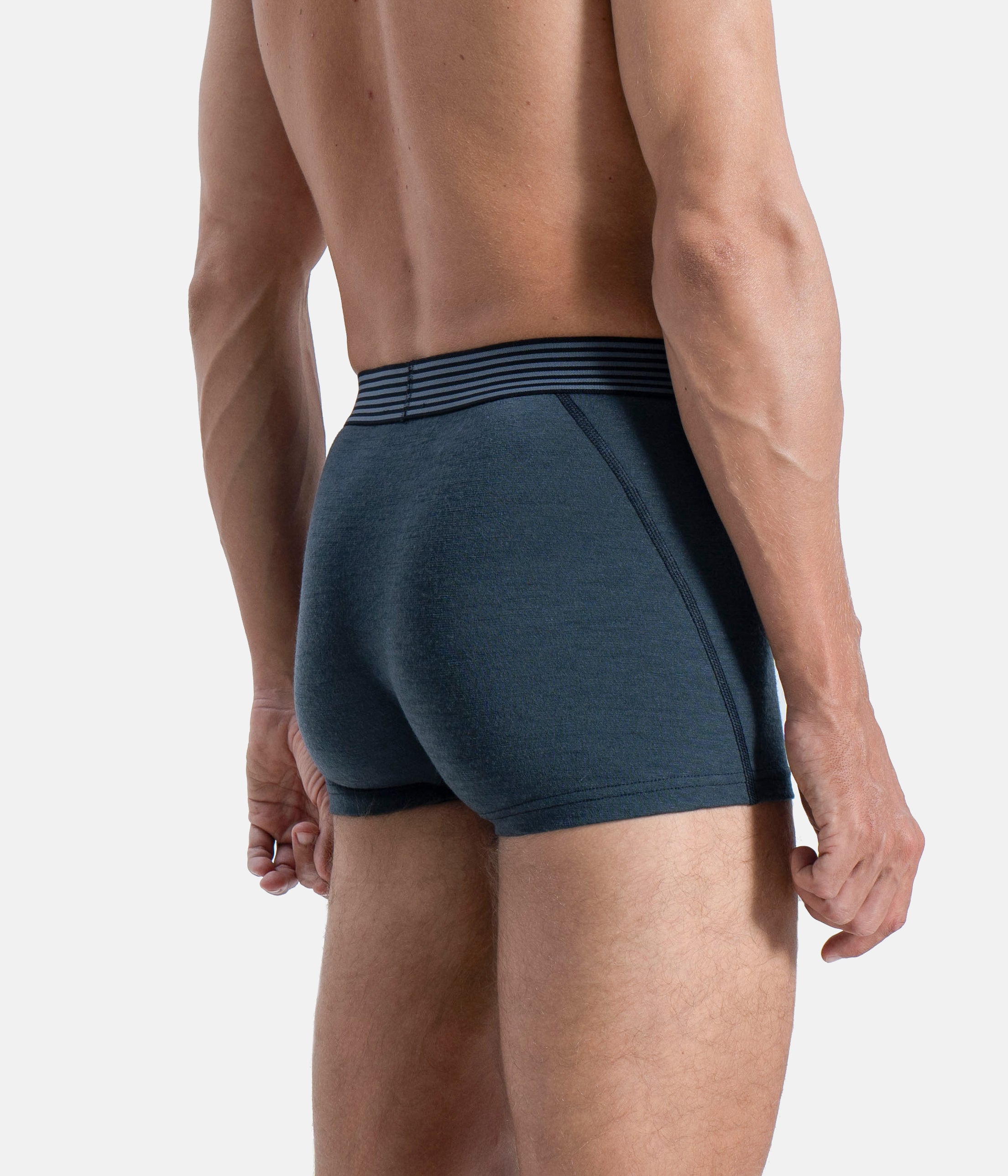 Premium Men's Merino Wool Boxer Briefs - Soft, Breathable & Odor-Resistant Underwear for Travel, Hiking & Everyday Comfort