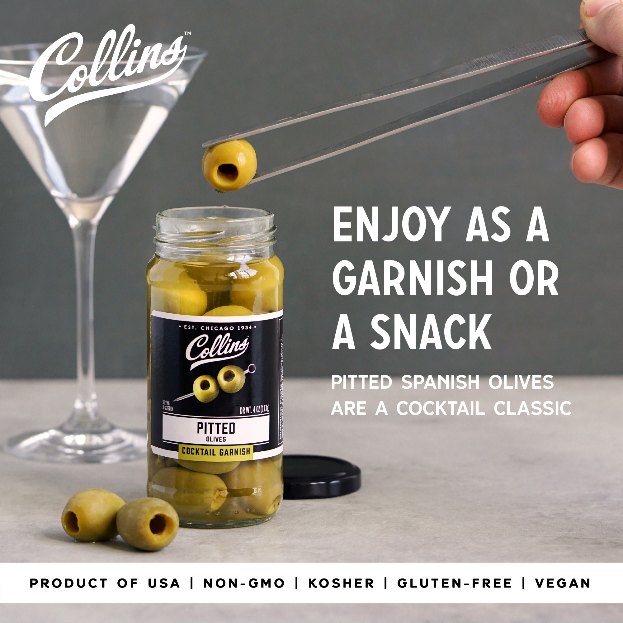 Premium Pitted Olives 4 oz (113g) - Kalamata & Black Olives for Salads, Pizzas & Mediterranean Recipes