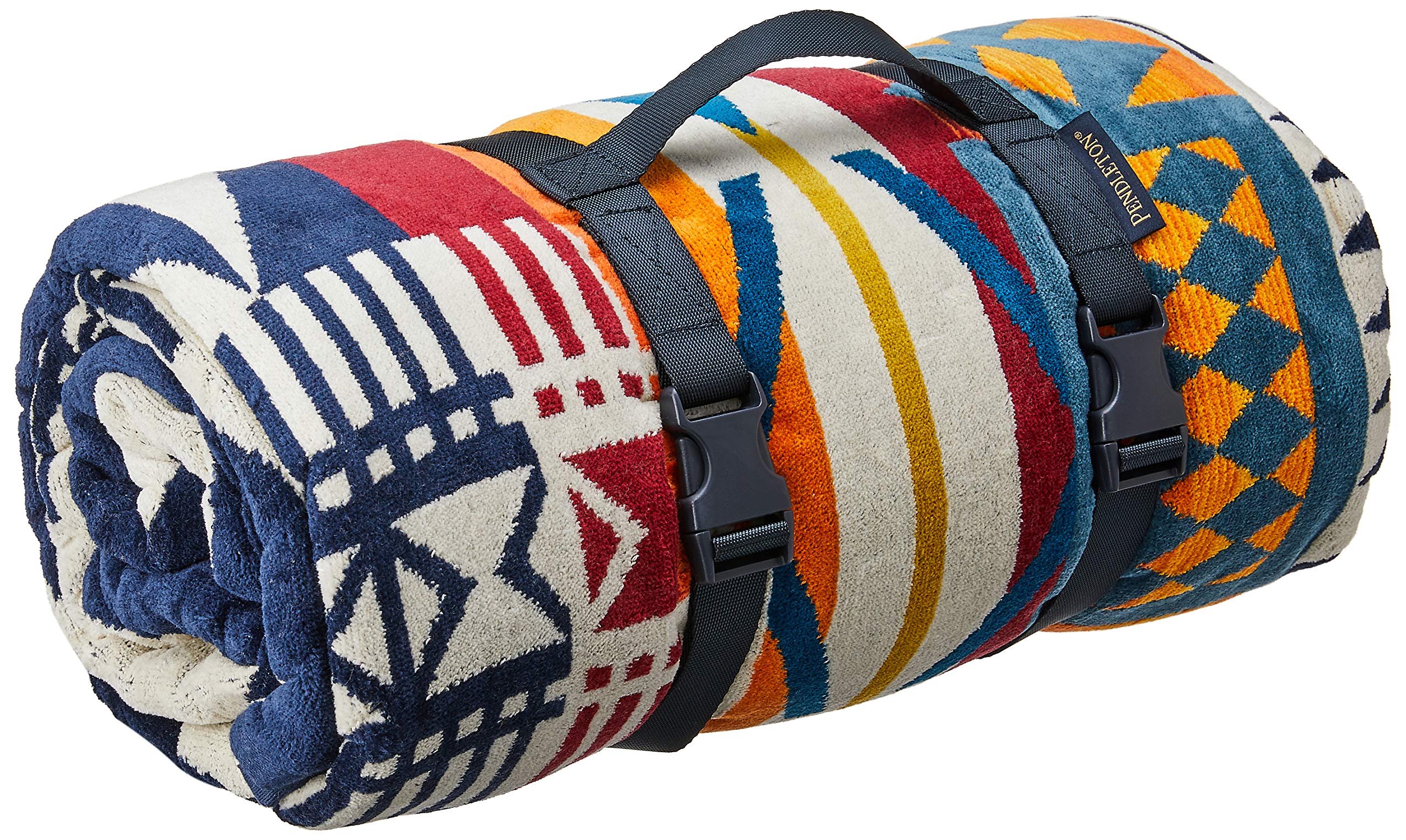 Pendleton Two-Person Towel - Fire Legend Sunset Design - Soft & Absorbent Bath & Beach Towel for Couples, Picnics, and Outdoor Adventures
