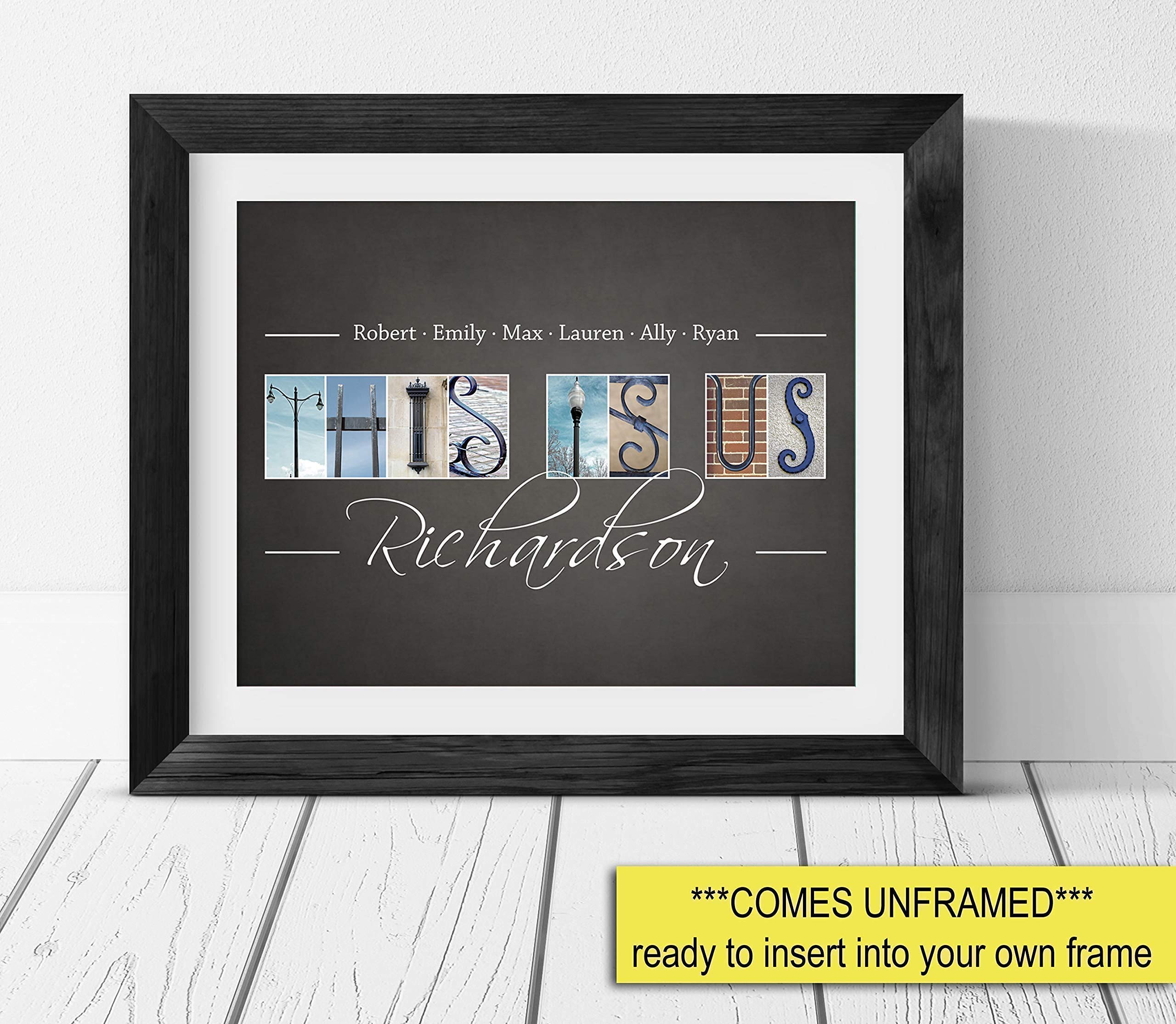 Personalized Family Name Sign - Custom This Is Us Wooden Plaque with First & Last Names - Rustic Home Decor for Living Room, Bedroom, or Wedding Gift