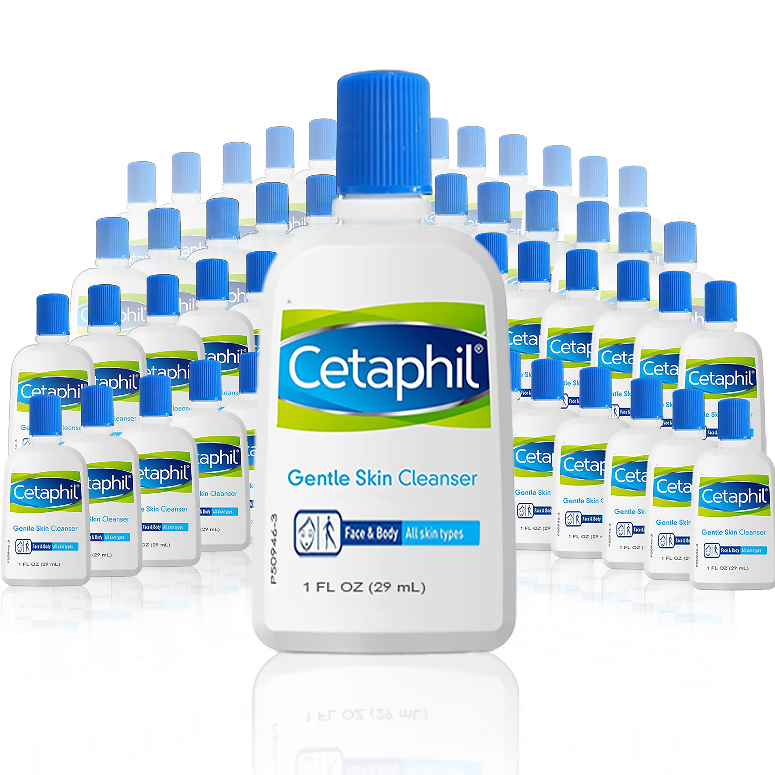 CetaPhil Gentle Skin Cleanser for All Skin Types - Travel Size 29ml (Pack of 144) - Perfect for Hotels, Spas, Gyms & Travel Essentials