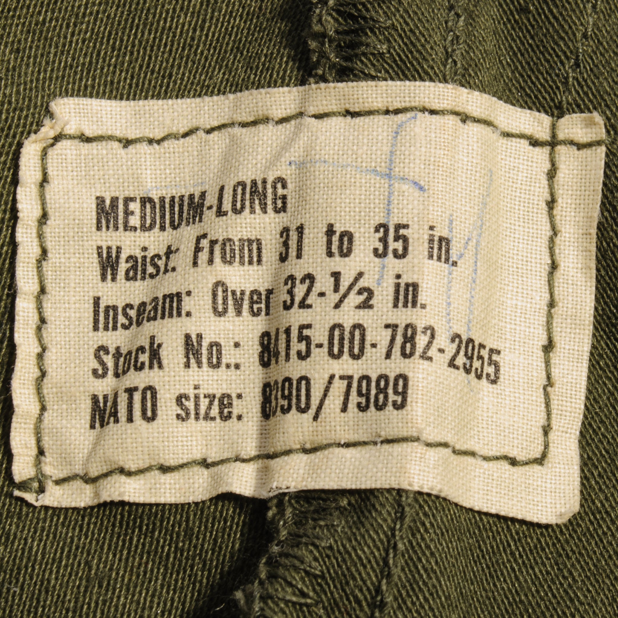 US Army Cold Weather Field Trousers Pants - Medium Long Size (1978 Issue) - Durable Military Pants for Outdoor Camping, Hiking & Survival Activities