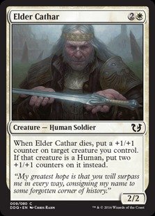 Magic The Gathering - Elder Cathar - Duel Decks: Blessed vs Cursed | Premium Trading Card Game for Collectors & Players | Perfect for MTG Tournaments & Strategy Game Nights