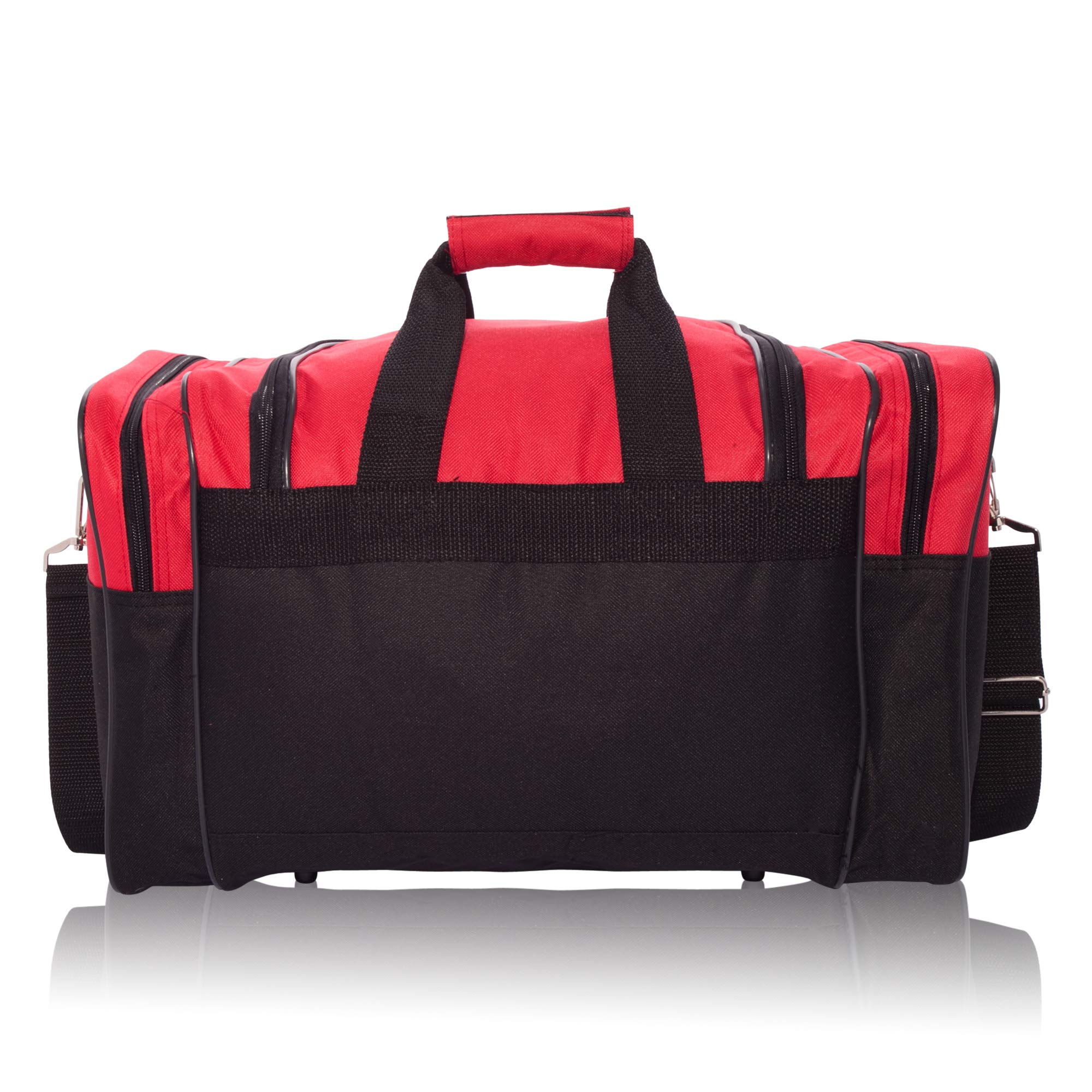 DALIX 17 Inch Durable Gym Duffel Bag - Large Blank Sports Duffle Bag for Travel, Workout, Gym & Sports Equipment - Perfect for Fitness, Travel & Weekend Getaways