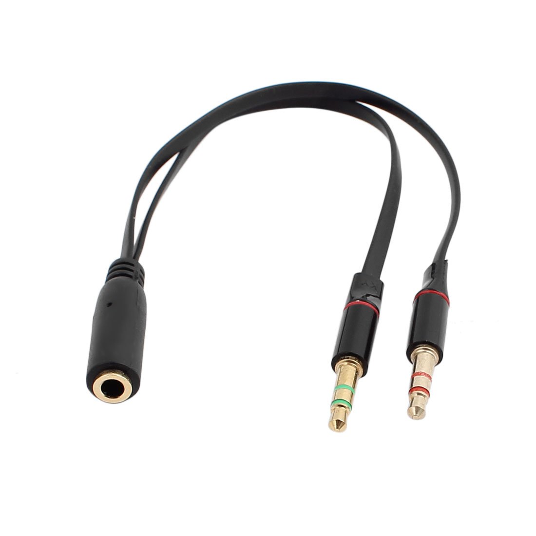 Premium 3.5mm Female to Dual 3.5mm Male Headphone Splitter Cable - Audio Y Adapter for Computer, Smartphone, Gaming Headset - Perfect for Sharing Music, Movies & Gaming with Friends (2-Pack)