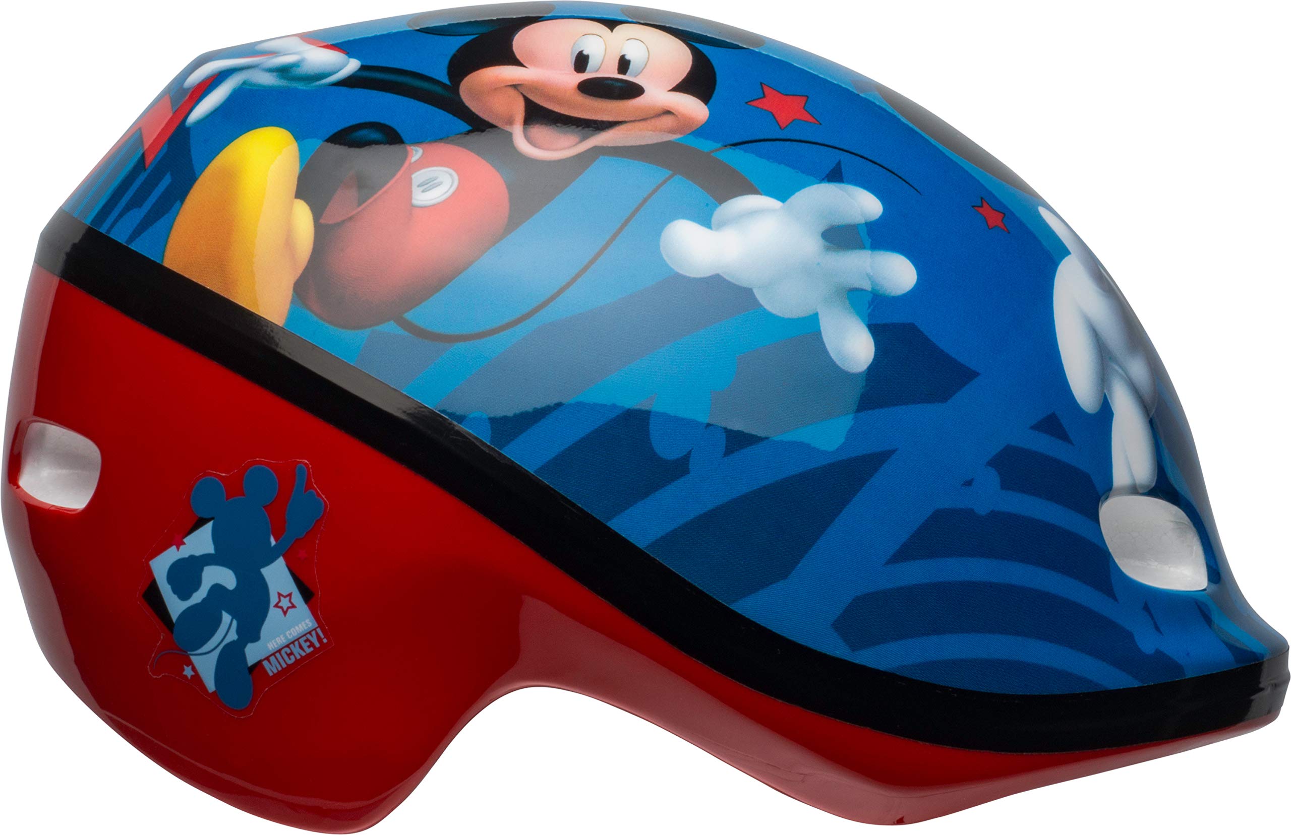Mickey Mouse Bike Helmet for Toddlers - Adjustable & Lightweight Safety Helmet for Kids Biking, Scooters, and Outdoor Play